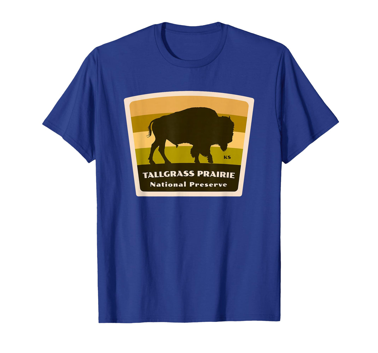 Tallgrass Prairie National Preserve Kansas Bison Herd T-Shirt