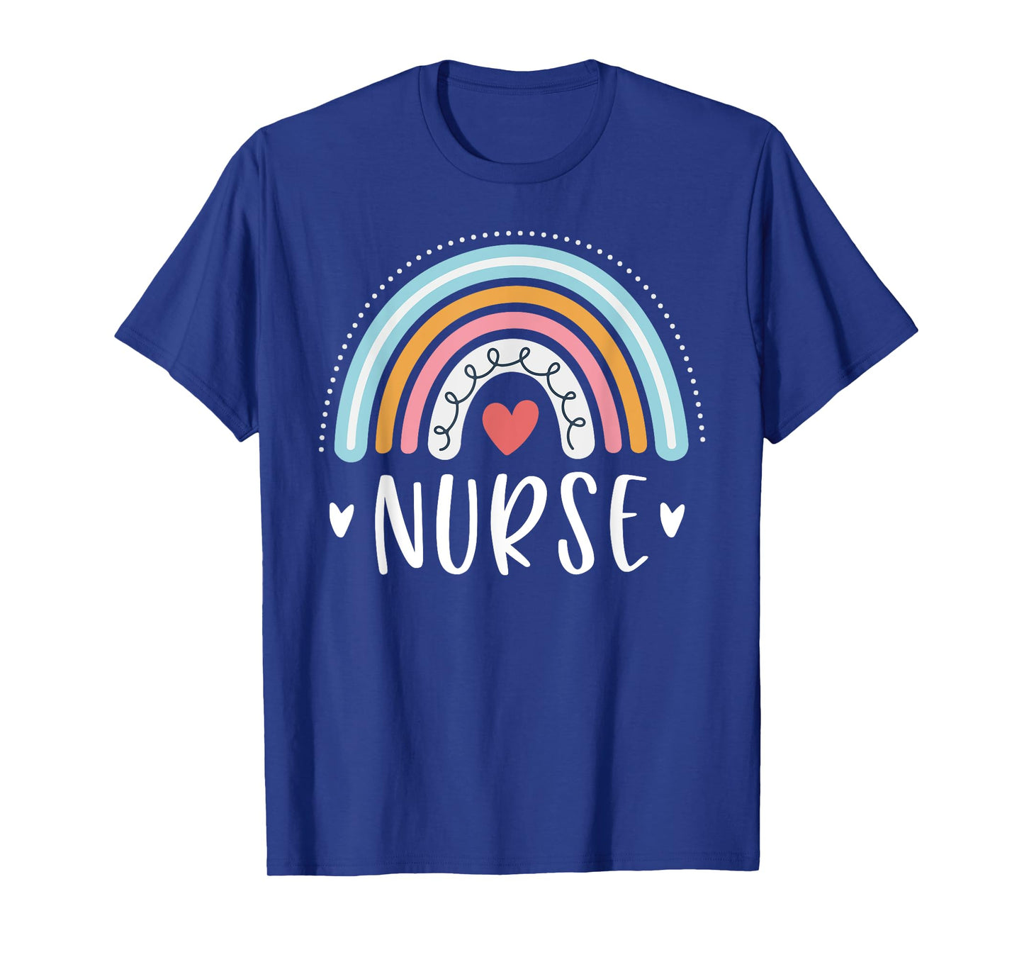 Nurse Gifts For Women Funny Nursing Rainbow T-Shirt