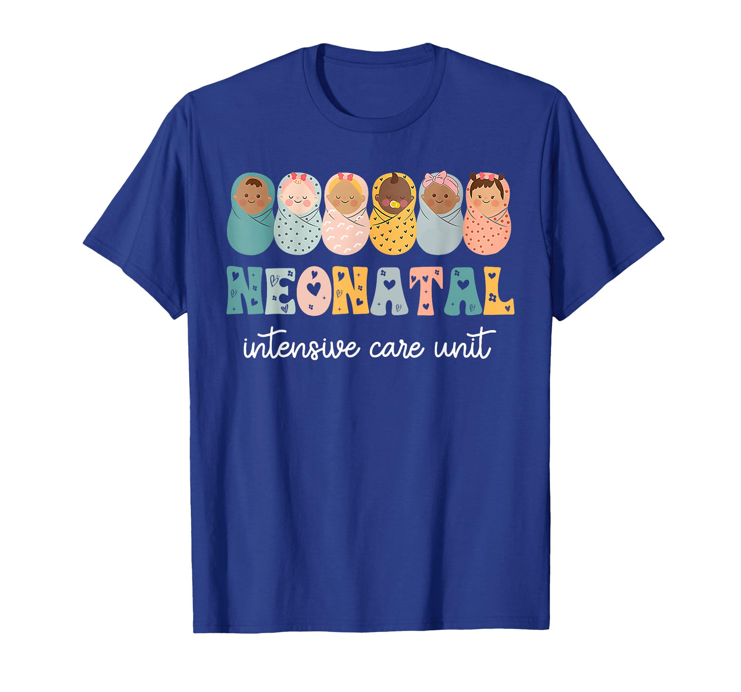 Retro Nicu Nurse Shirt Neonatal Intensive Care Unit Marching T-Shirt