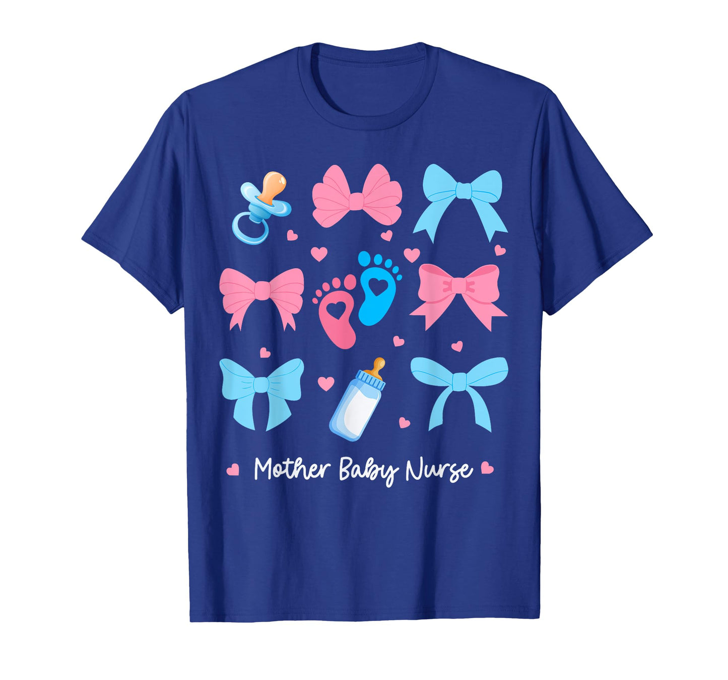 Nurse Coquette Bow Mother Baby Nurse for Mom Mothers Day T-Shirt