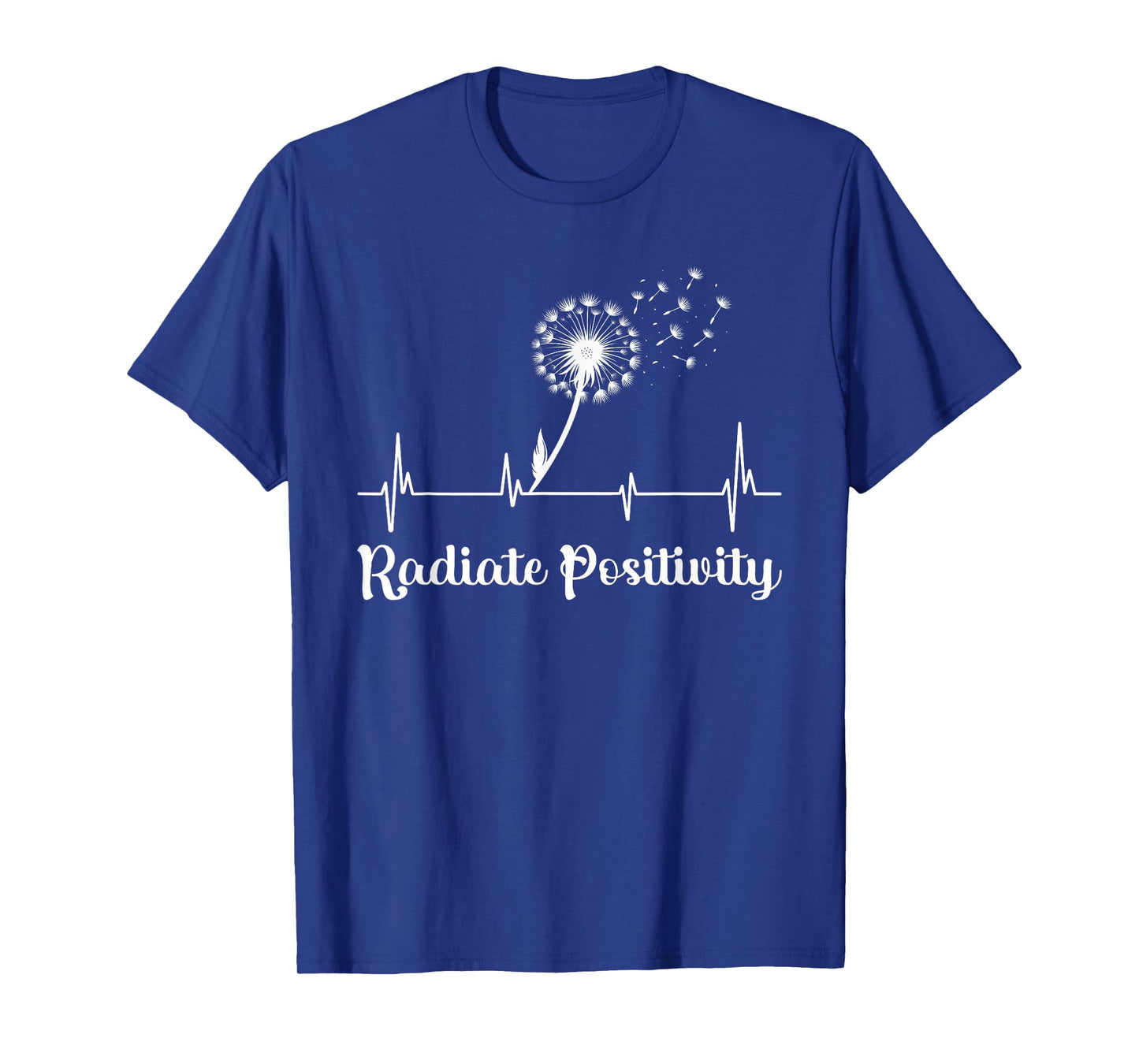 Hippie RADIATE POSITIVITY Dandelion Funny Dandelions T-Shirt