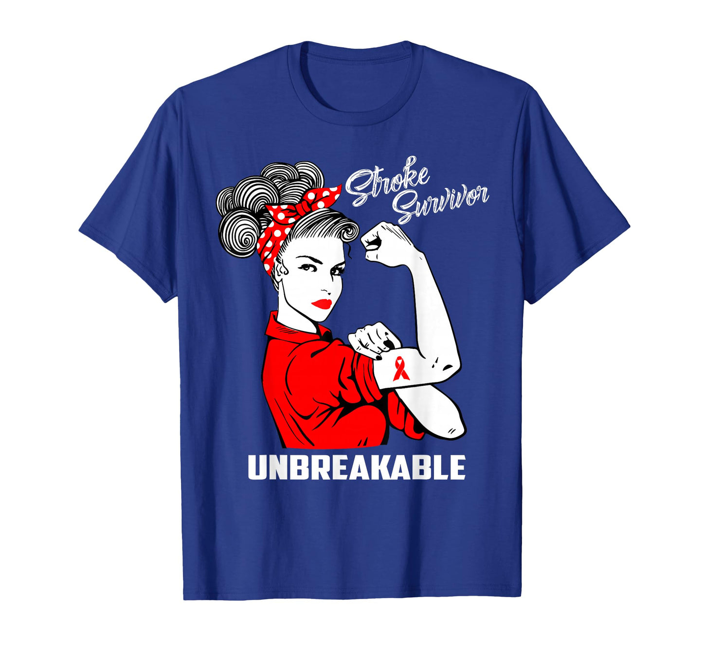 Stroke Survivor Unbreakable T-Shirt Stroke Awareness Gift T-Shirt