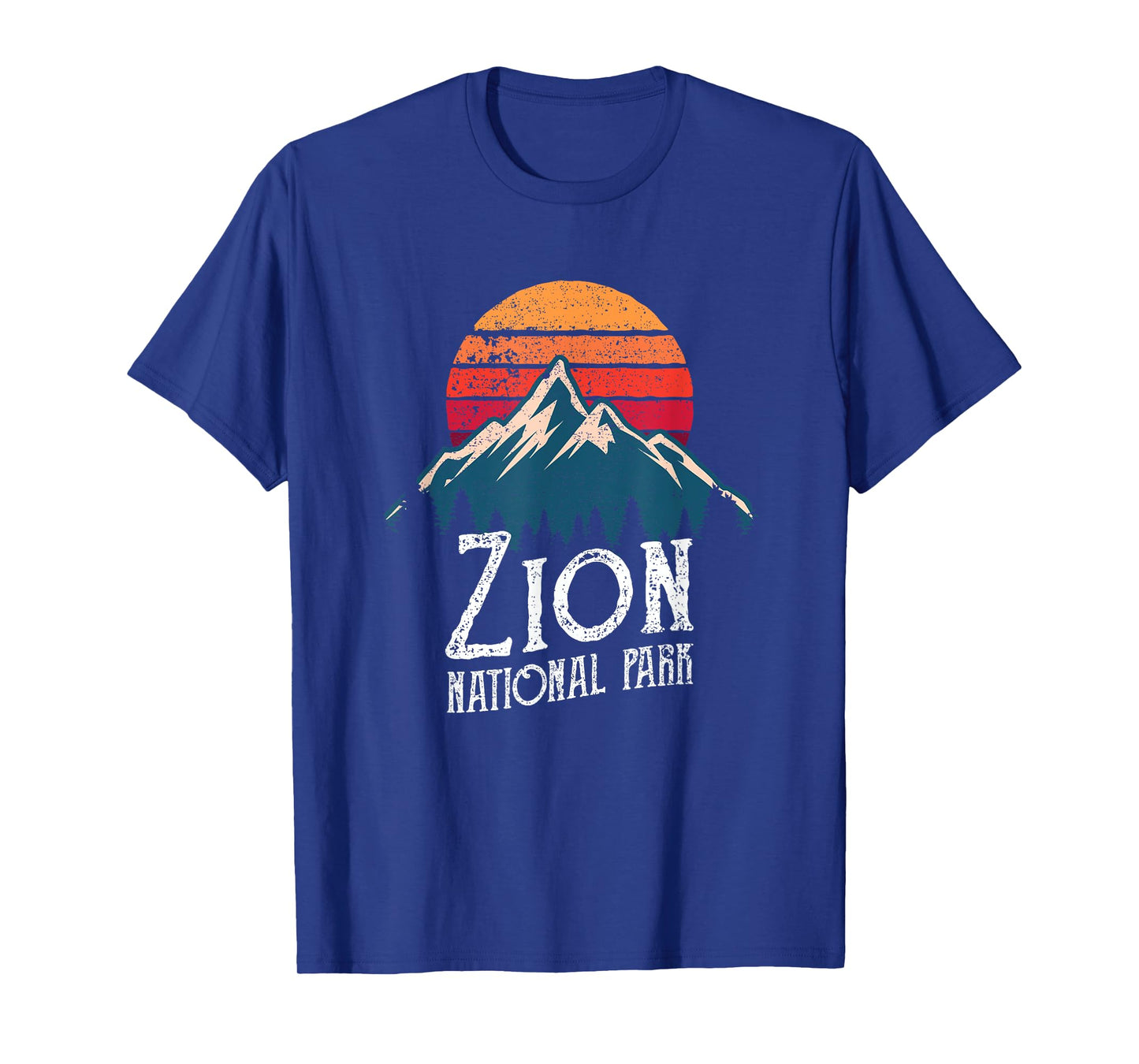 Vintage Retro Zion National Park Utah Mountain T Shirt T-Shirt