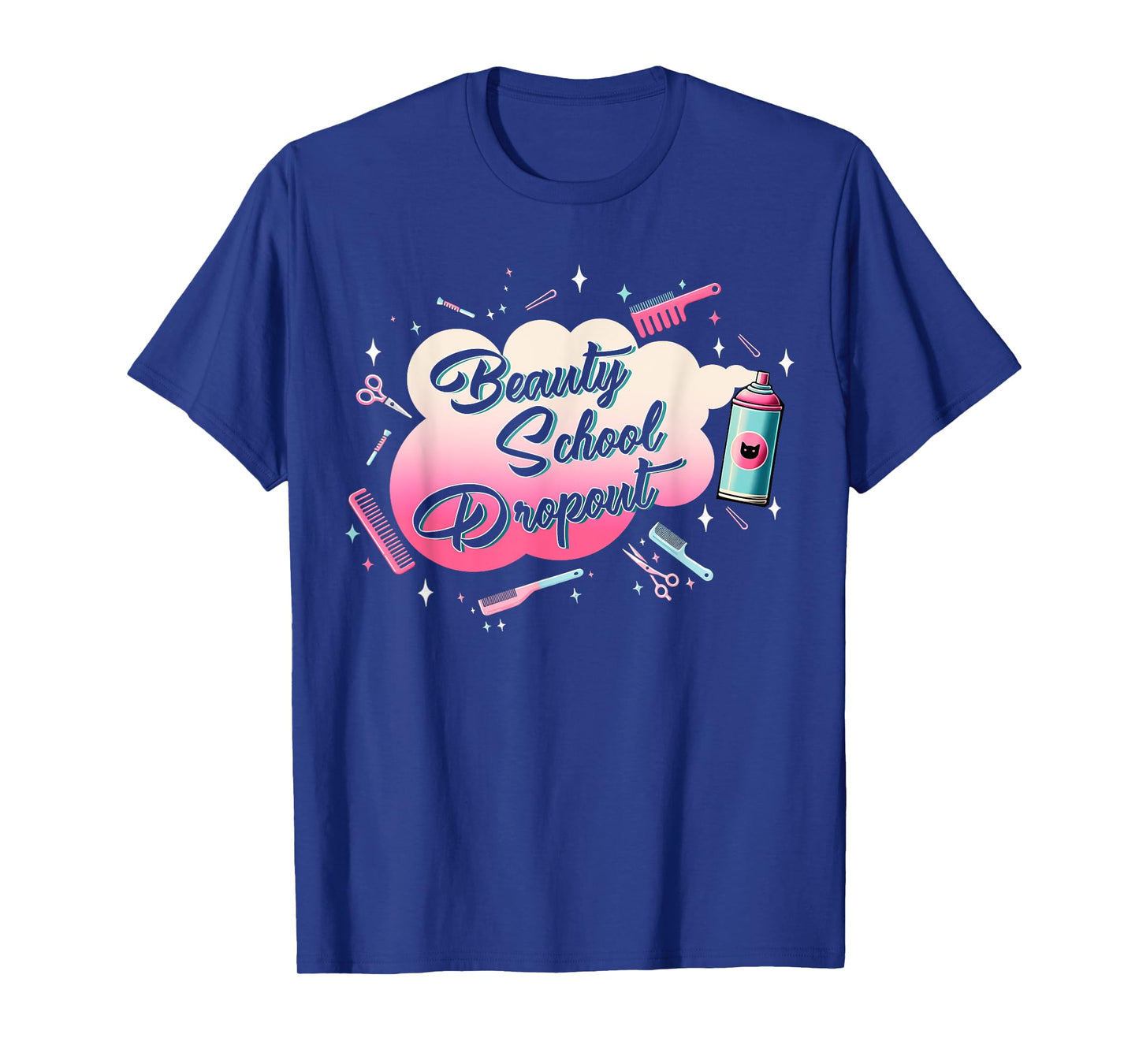 Classic Funny Halloween Horror Beauty School Outfit Drop Out T-Shirt