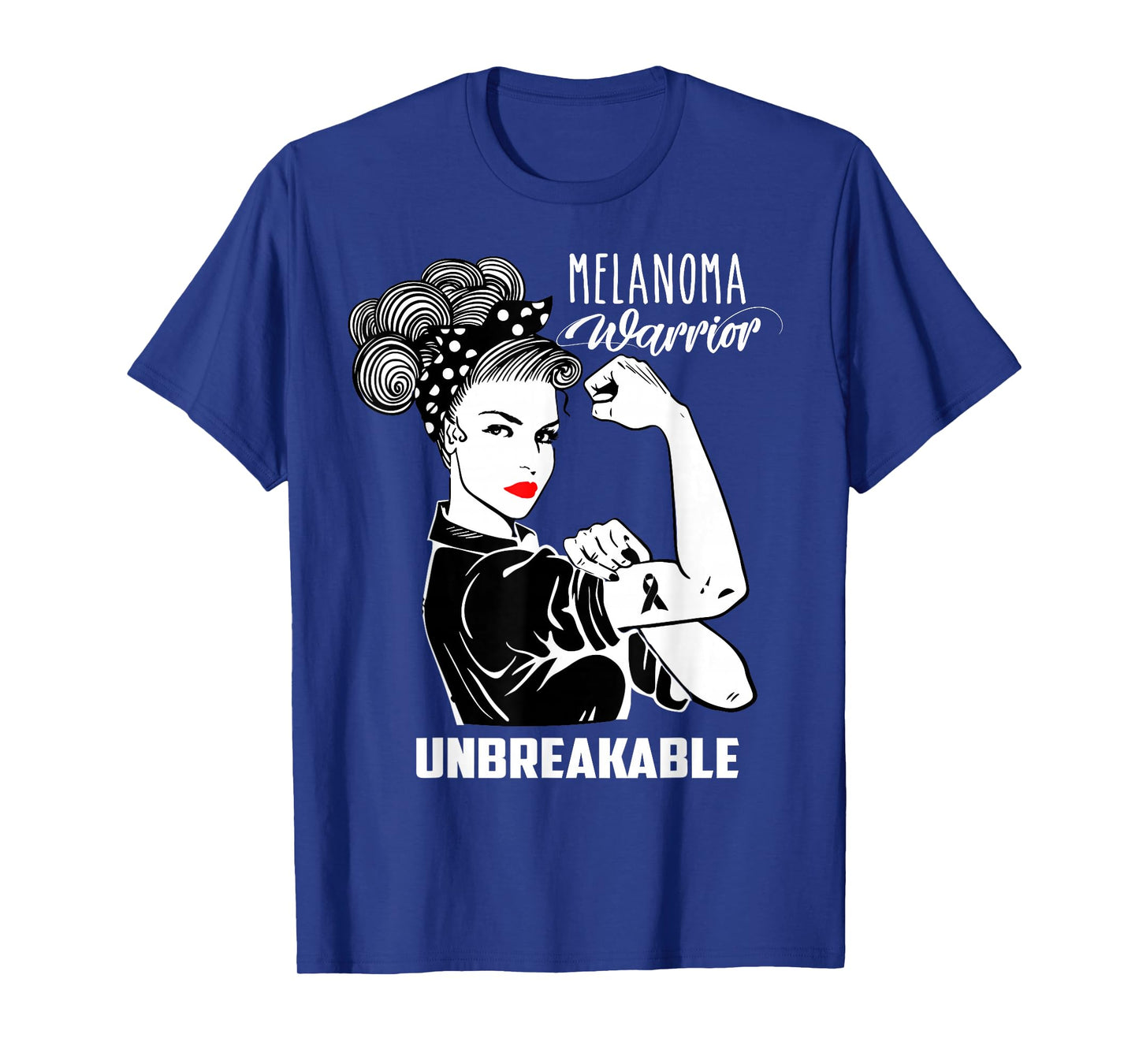 Melanoma Warrior Unbreakable Shirt Melanoma Awareness Gift T-Shirt
