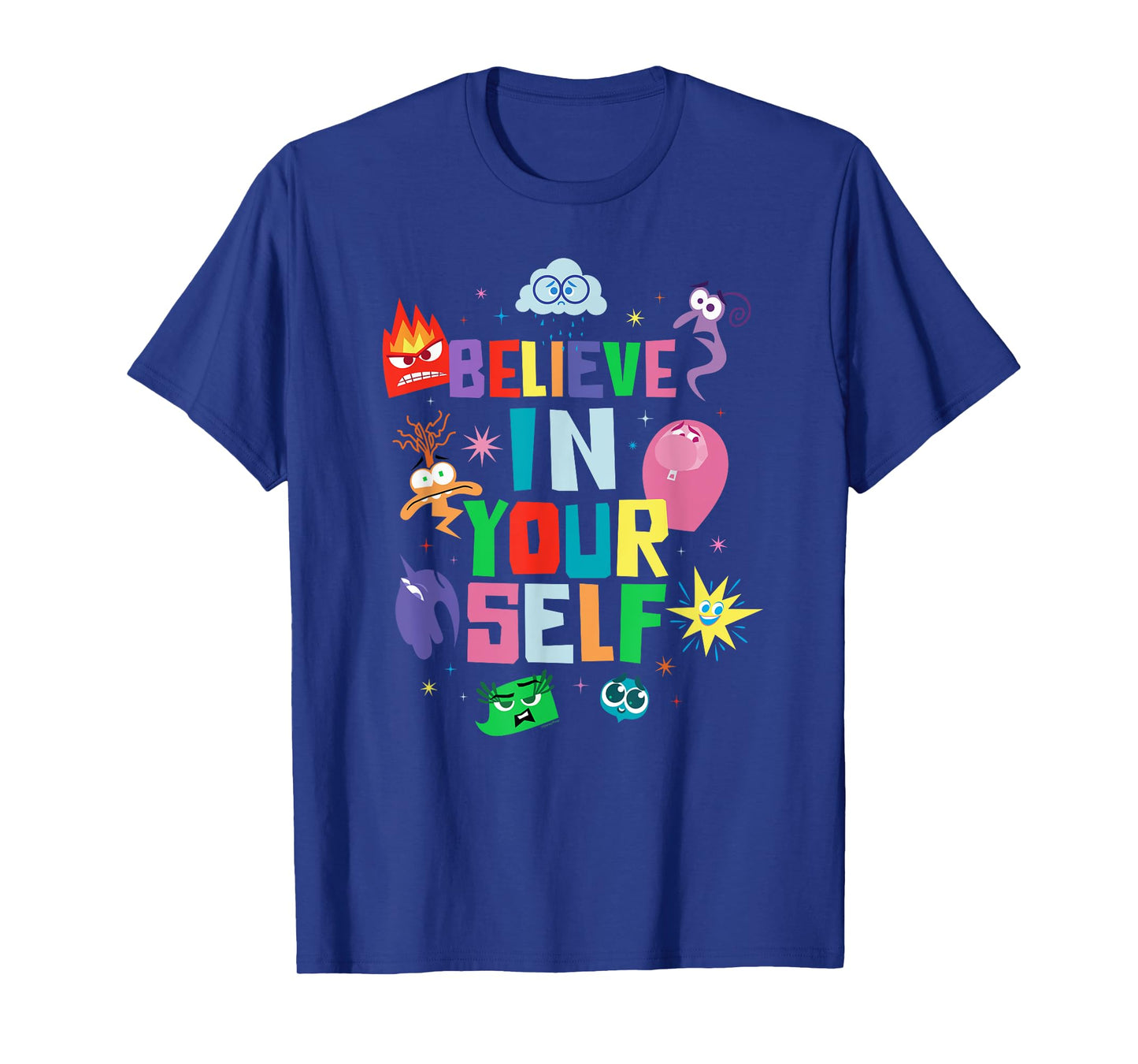 Disney and Pixar’s Inside Out 2 Emotions Believe in Yourself T-Shirt
