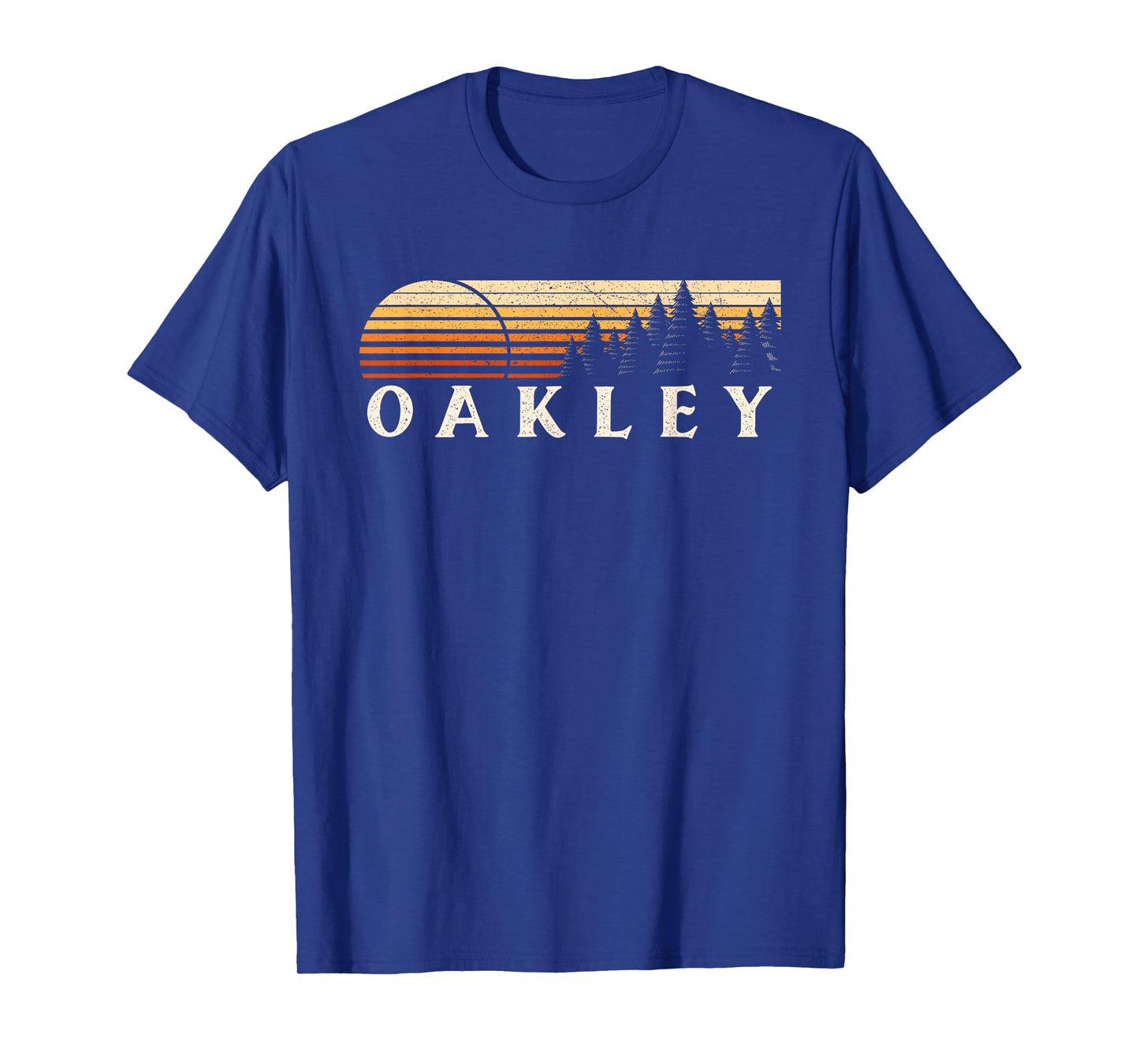 Oakley, KY Vintage Evergreen Sunset Eighties Retro T-Shirt