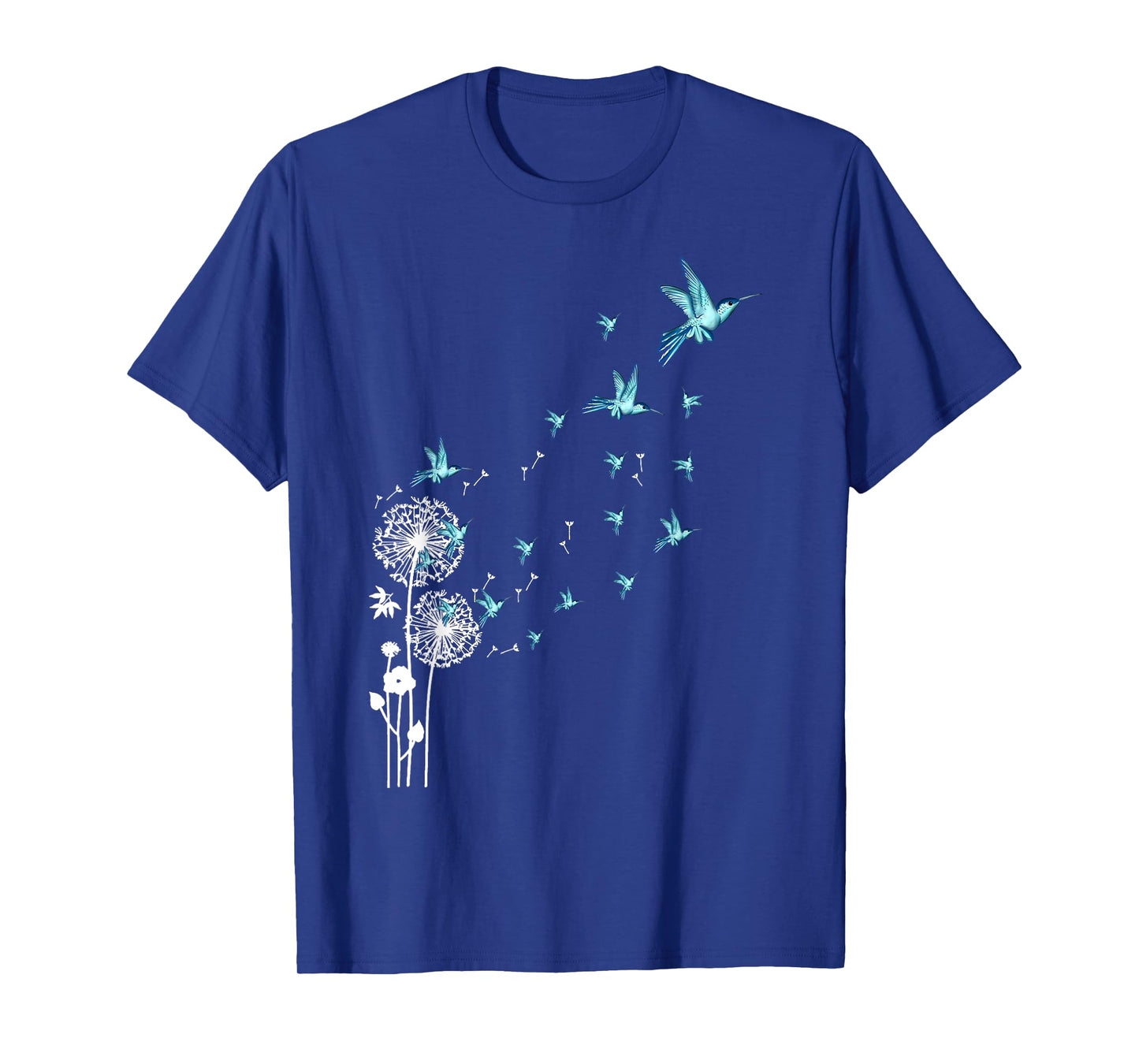 Cute Dandelion hummingbird bird motif bird of paradise T-Shirt