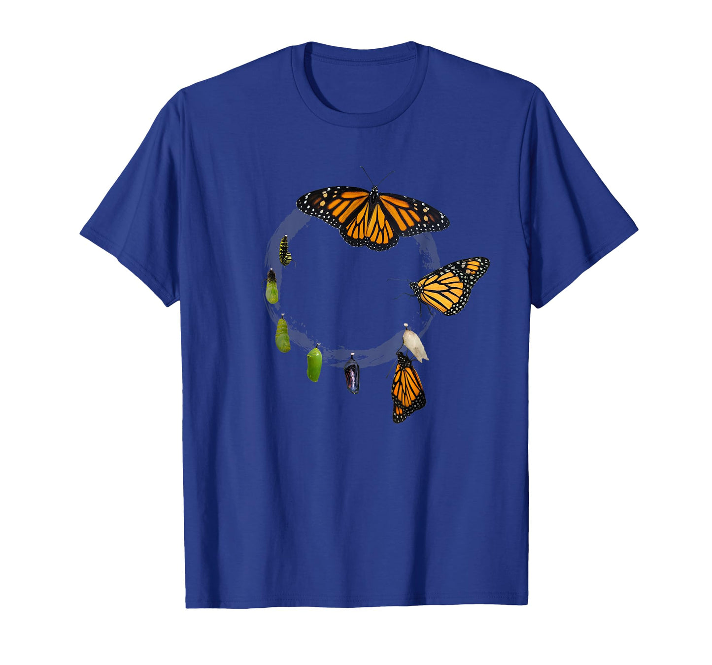 Monarch Butterfly Chrysalis Cycle Nature Lover Gift T-Shirt
