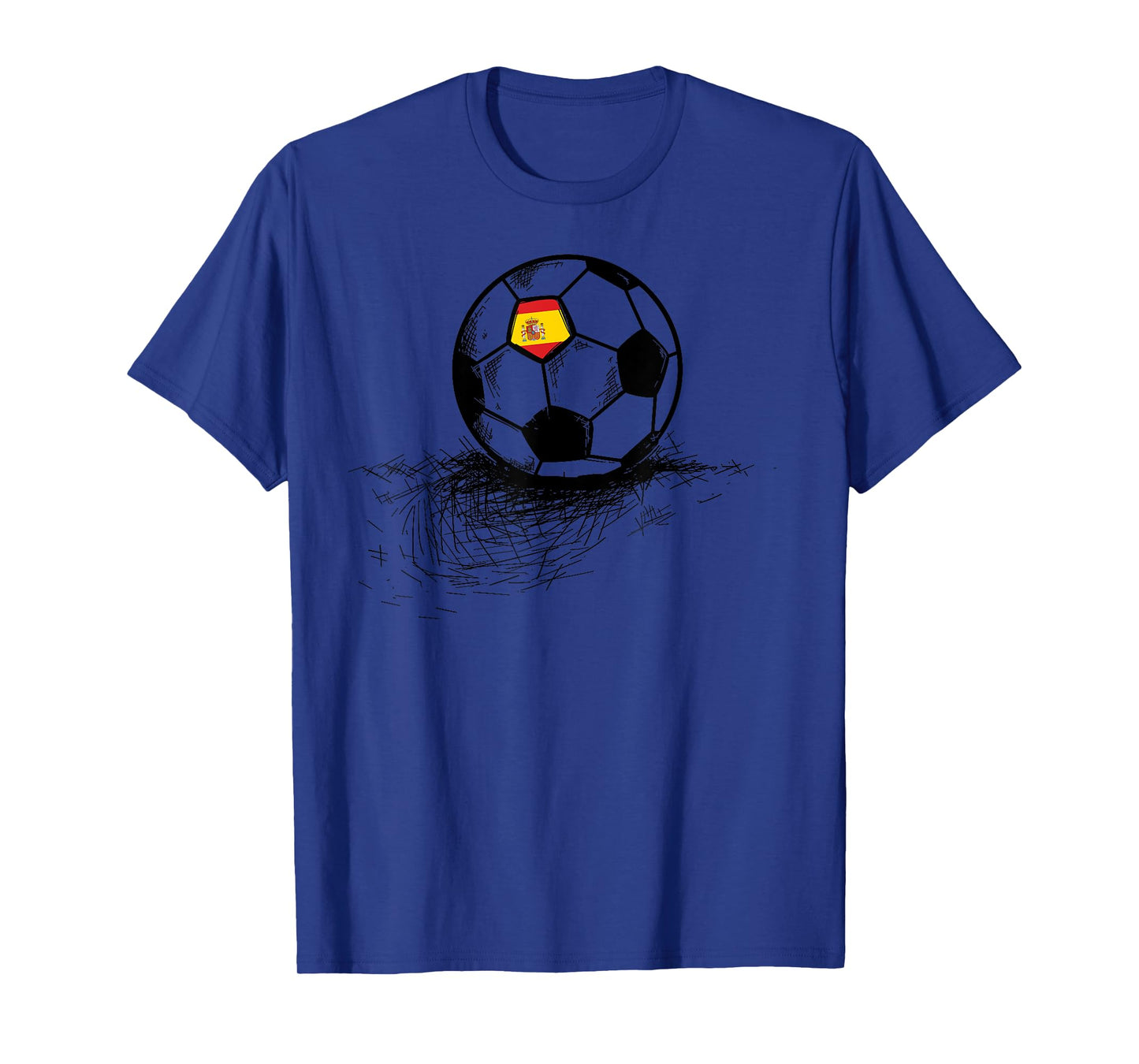 Spain Soccer Ball Flag - Spanish Football Soccer T-Shirt