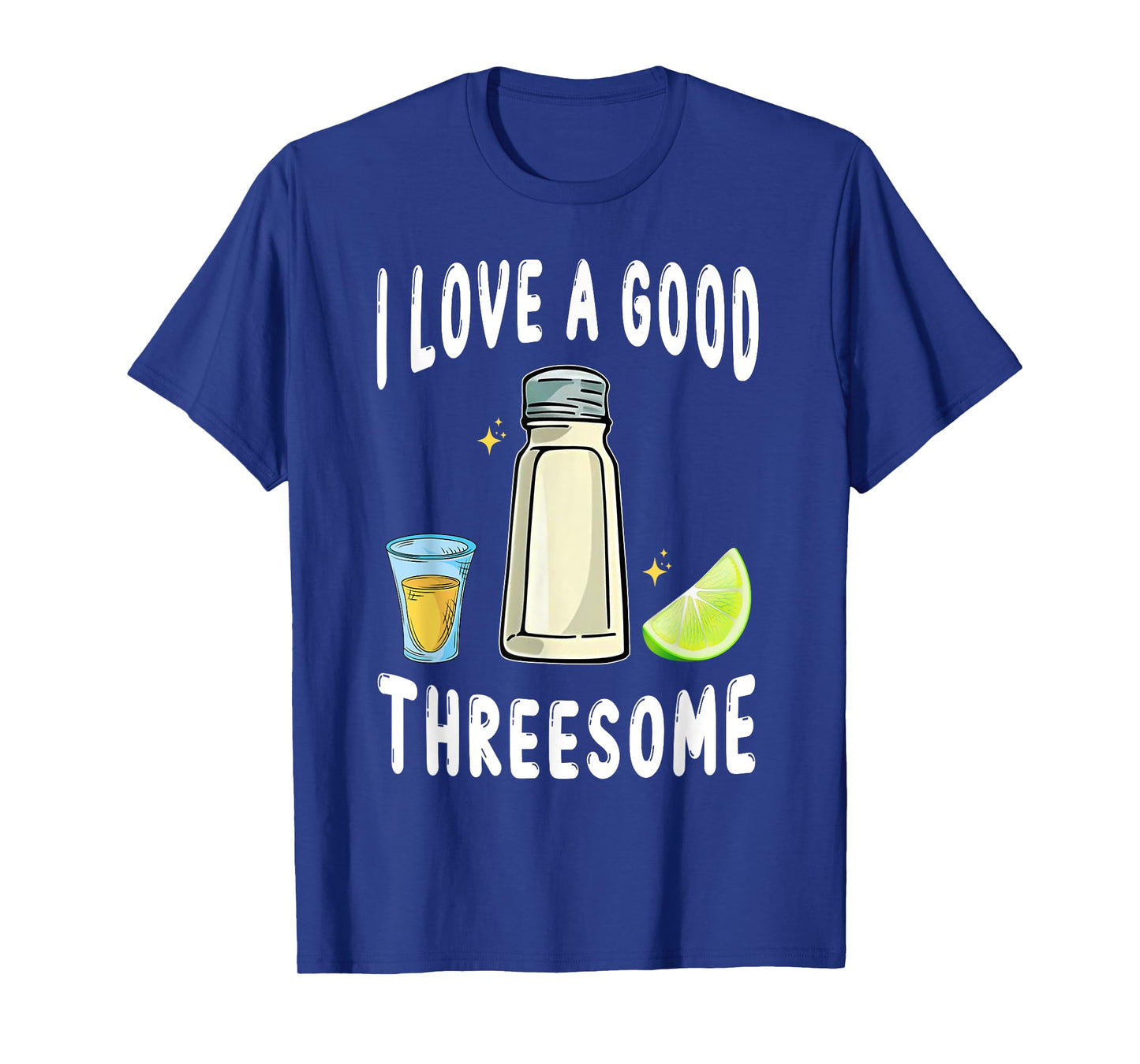 Salt Lime Tequila Threesome Bartender Bar Drink Taco Humor T-Shirt