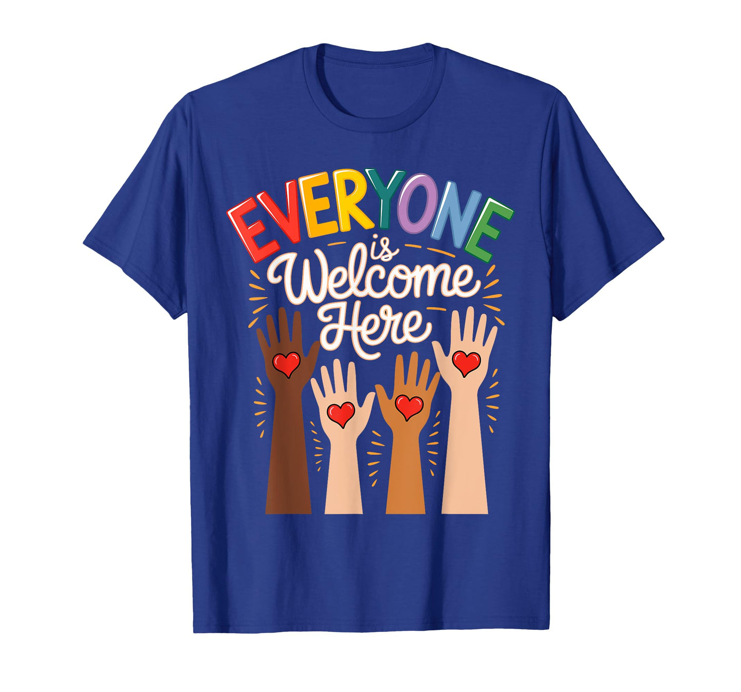 Everyone Is Welcome Here Idaho Teacher T-Shirt