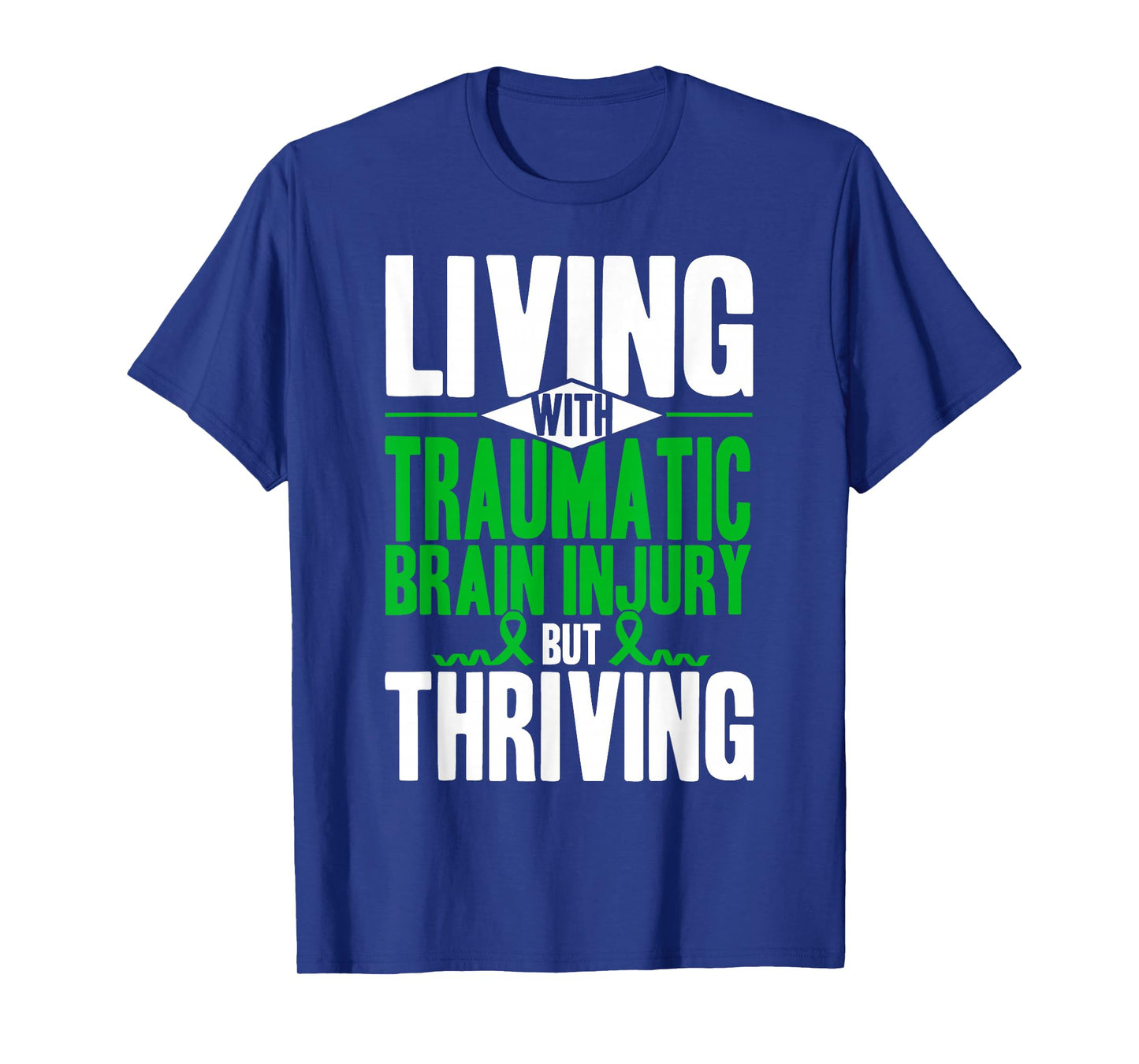 Living With Traumatic Brain Injury Support Awareness T-Shirt