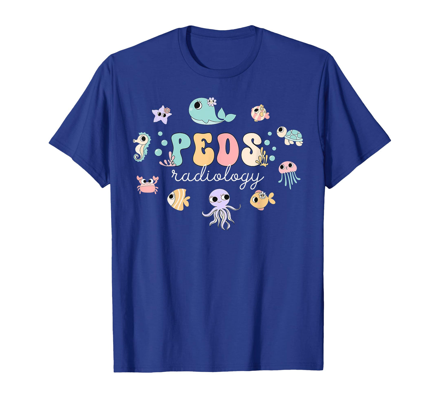 PEDS Radiology Ocean Animal Pediatric Xray Animal Summer T-Shirt