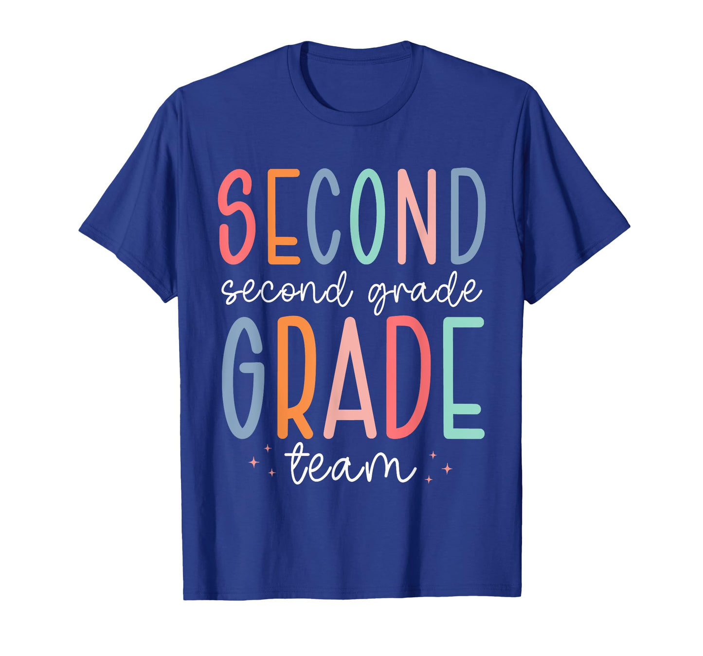 Team Second Grade 2nd Grade Teacher Squad Back To School T-Shirt