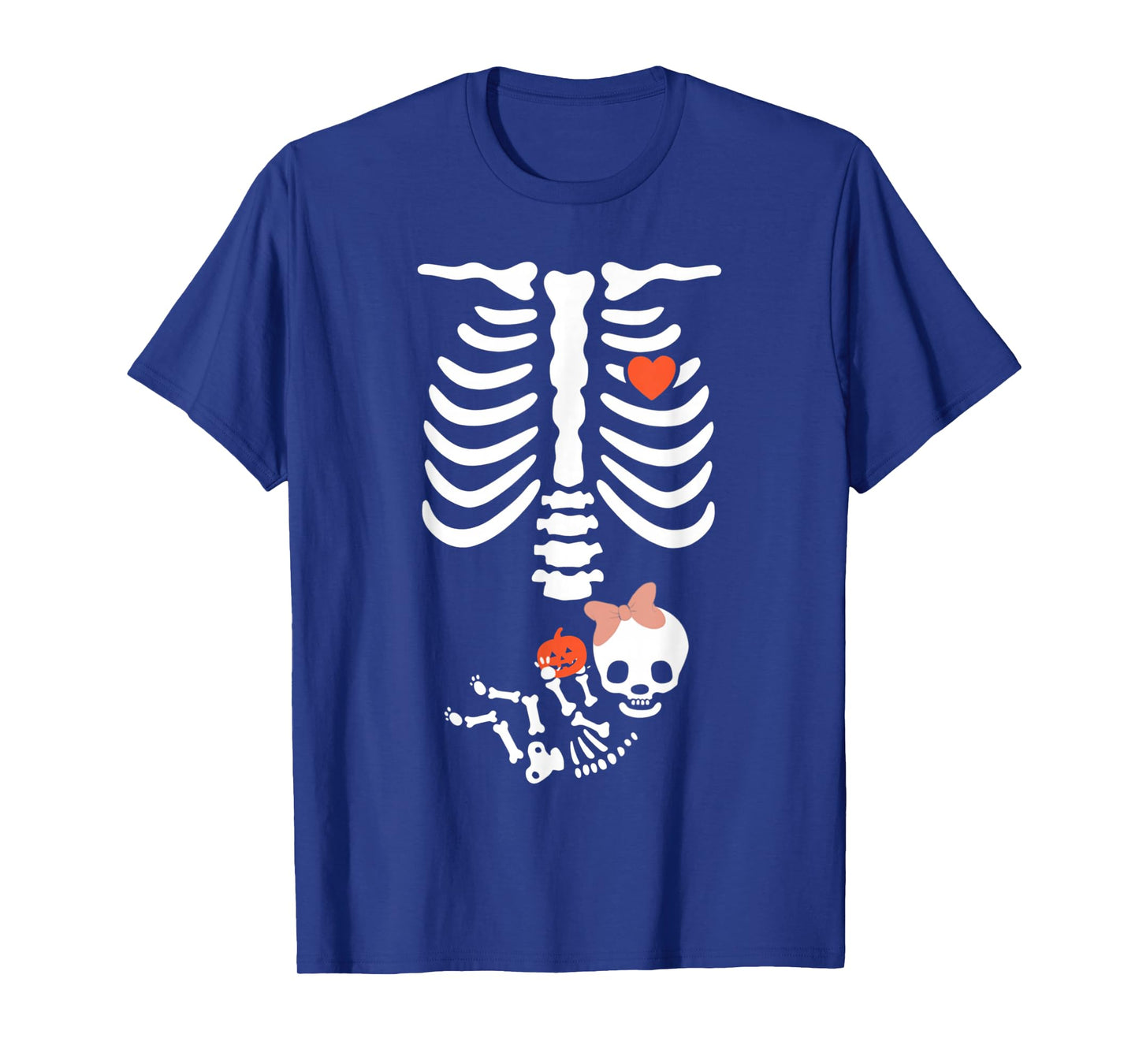 Baby Shower Skeleton Halloween Pregnancy Annoucement Girls T-Shirt