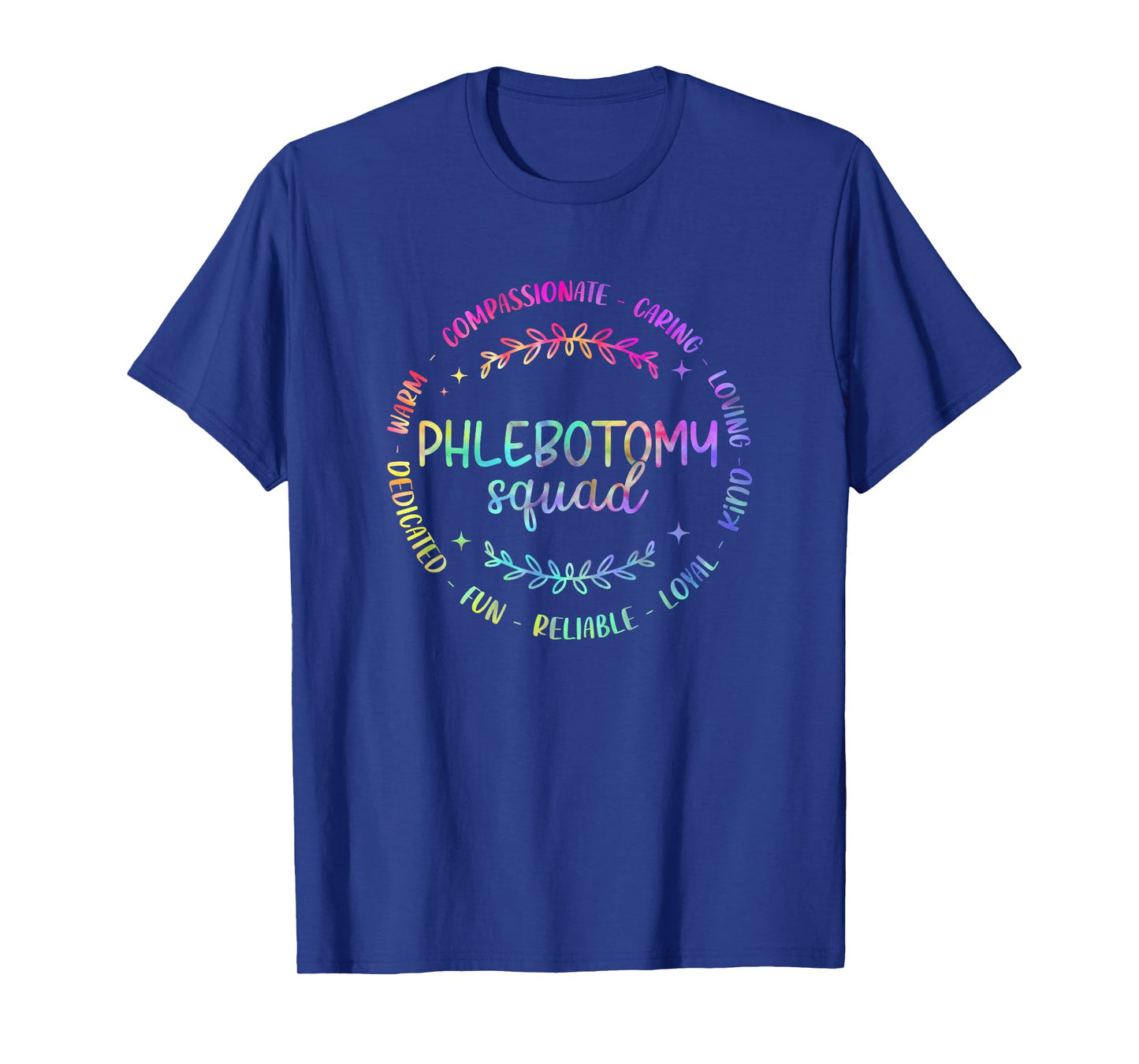 Phlebotomy Squad Phlebotomist Tie Dye Design For Nurse T-Shirt
