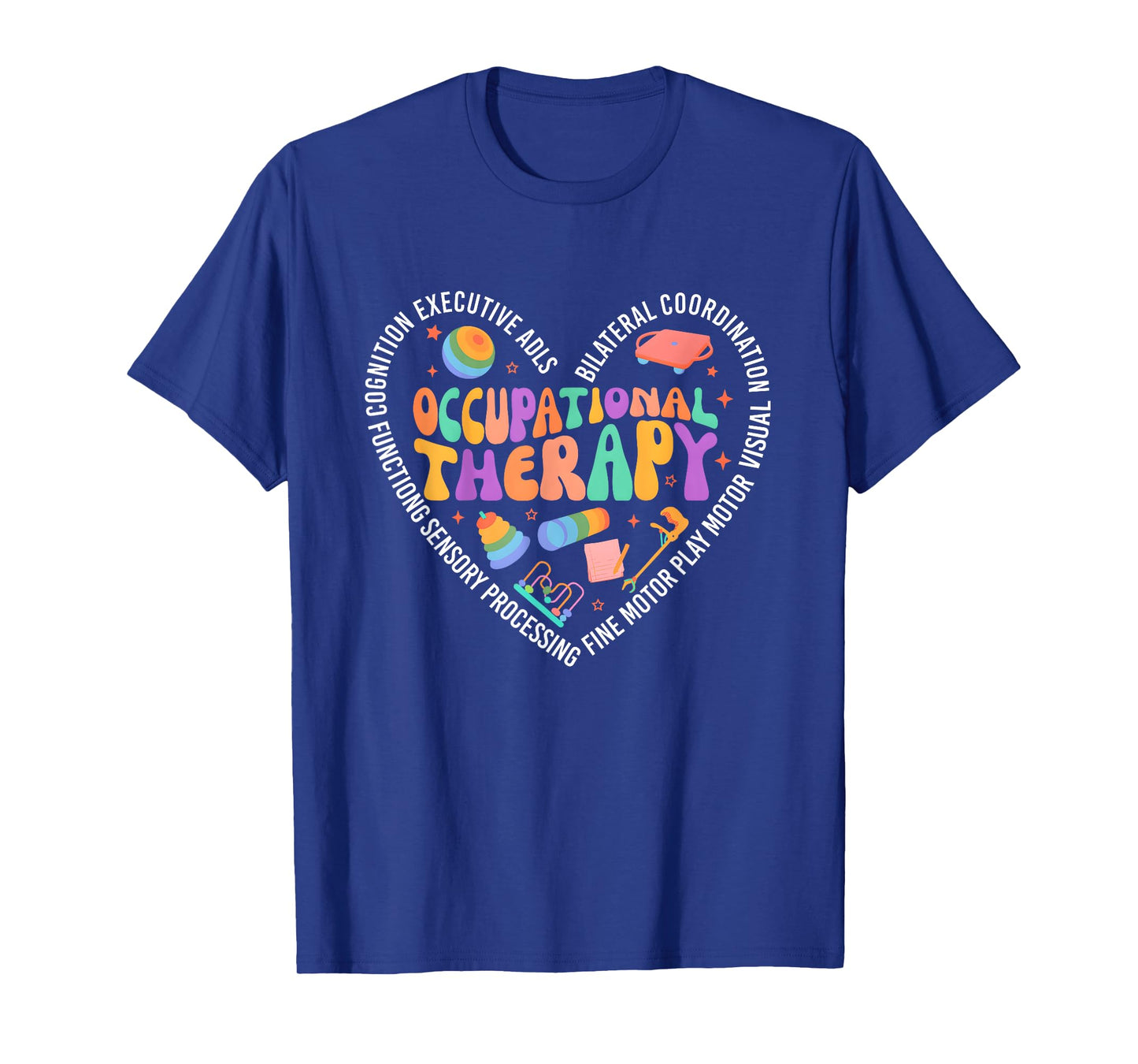 Occupational Therapy Groovy Occupational Therapist OT T-Shirt