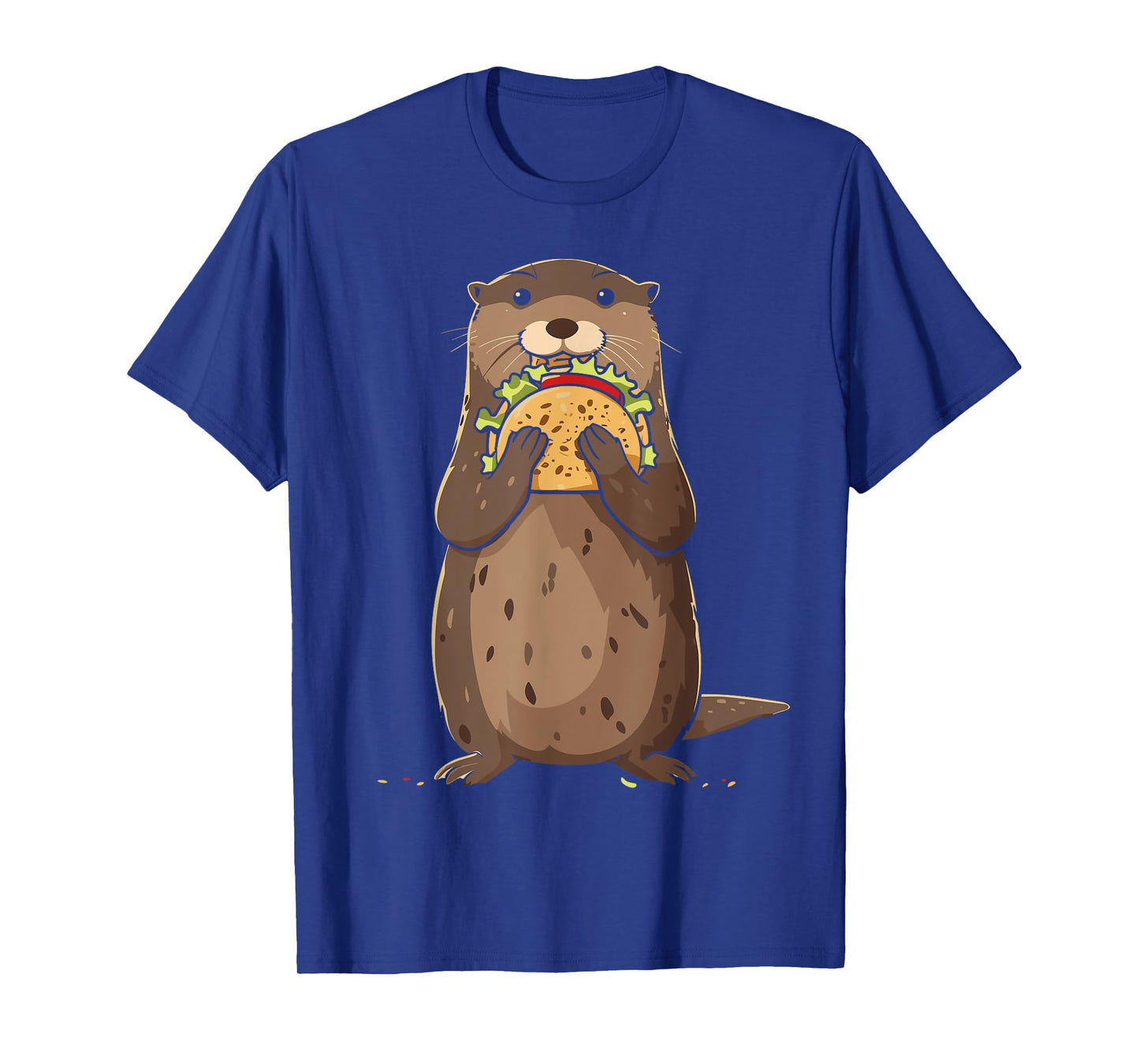 Otter Eating Taco Mexican Otter Funny Cinco De Mayo T-Shirt