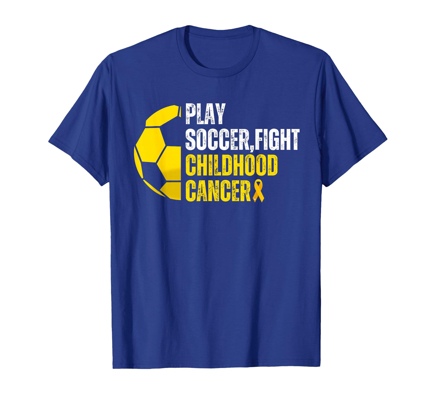 Soccer Player Ball Lovers Support Childhood Cancer Awareness T-Shirt