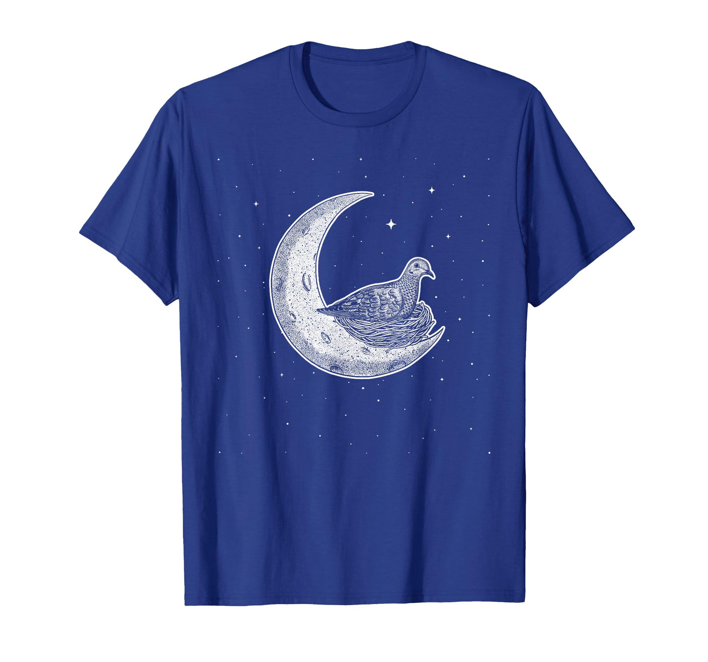 Mourning Dove in Crescent Moon T-Shirt
