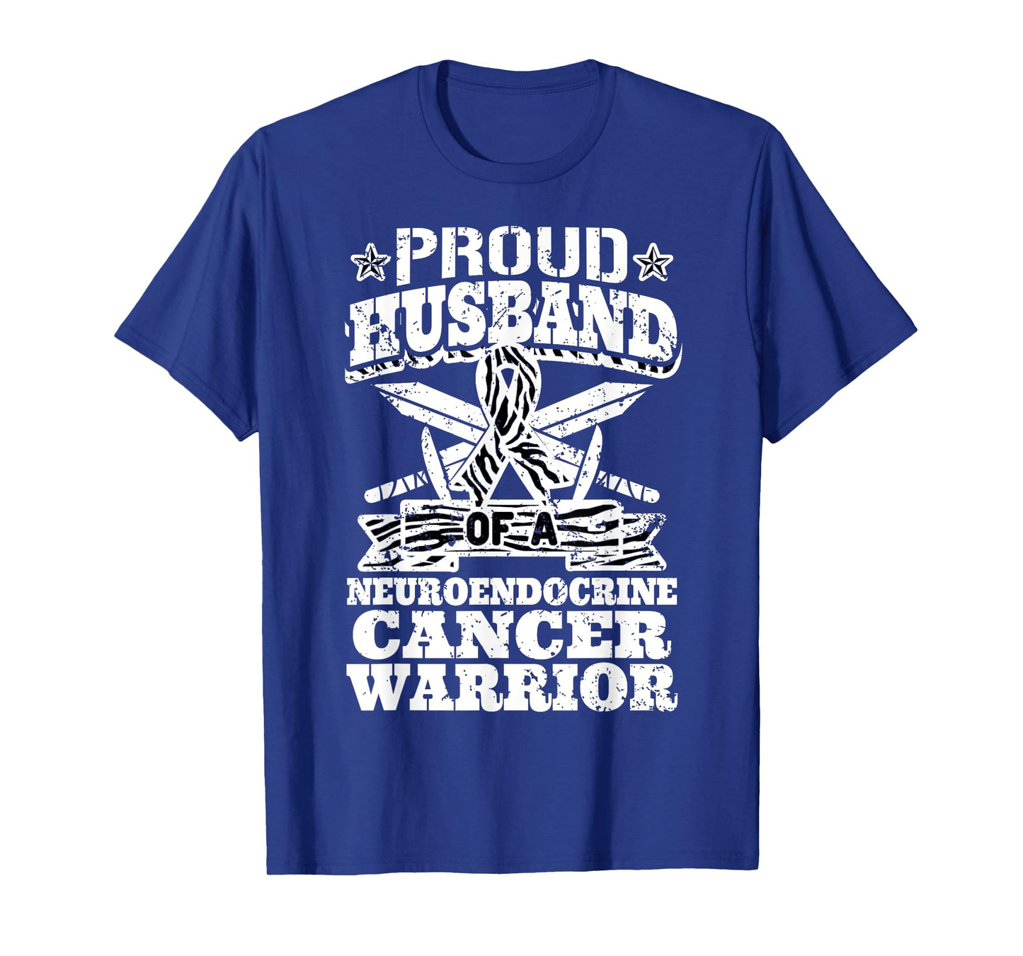 Proud Husband Of A Neuroendocrine Cancer Warrior Awareness T-Shirt