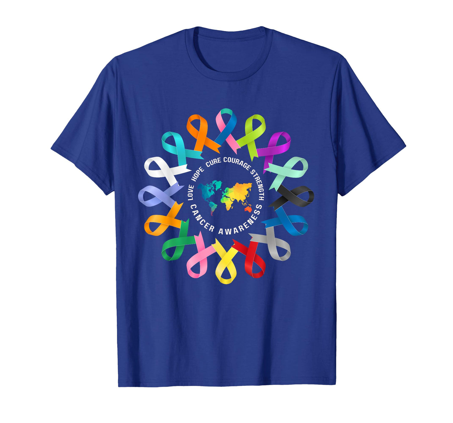All Cancer Matters Awareness Fight Cancer Ribbon Support T-Shirt