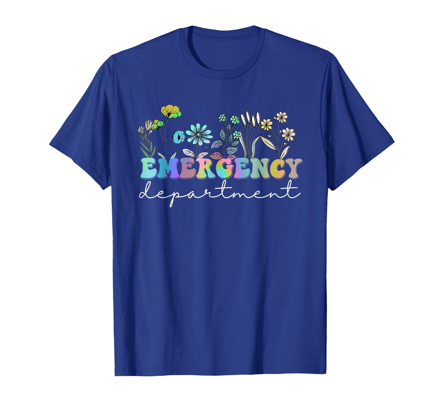 ER Nurse Emergency Department Emergency Room Tie Dye T-Shirt
