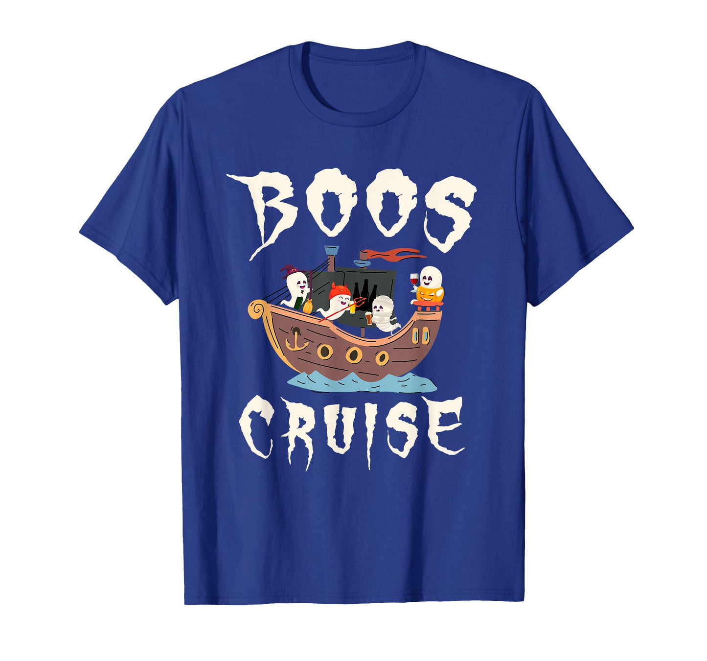 Halloween Party Wine Beer Drinking Boos Cruise T-Shirt