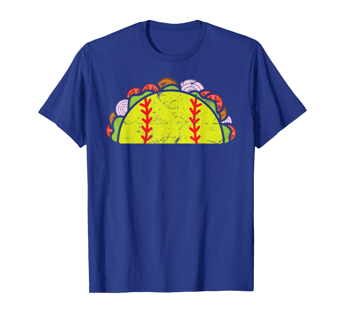 Taco Softball Funny Cinco De Mayo Softball Player Taco Lover T-Shirt