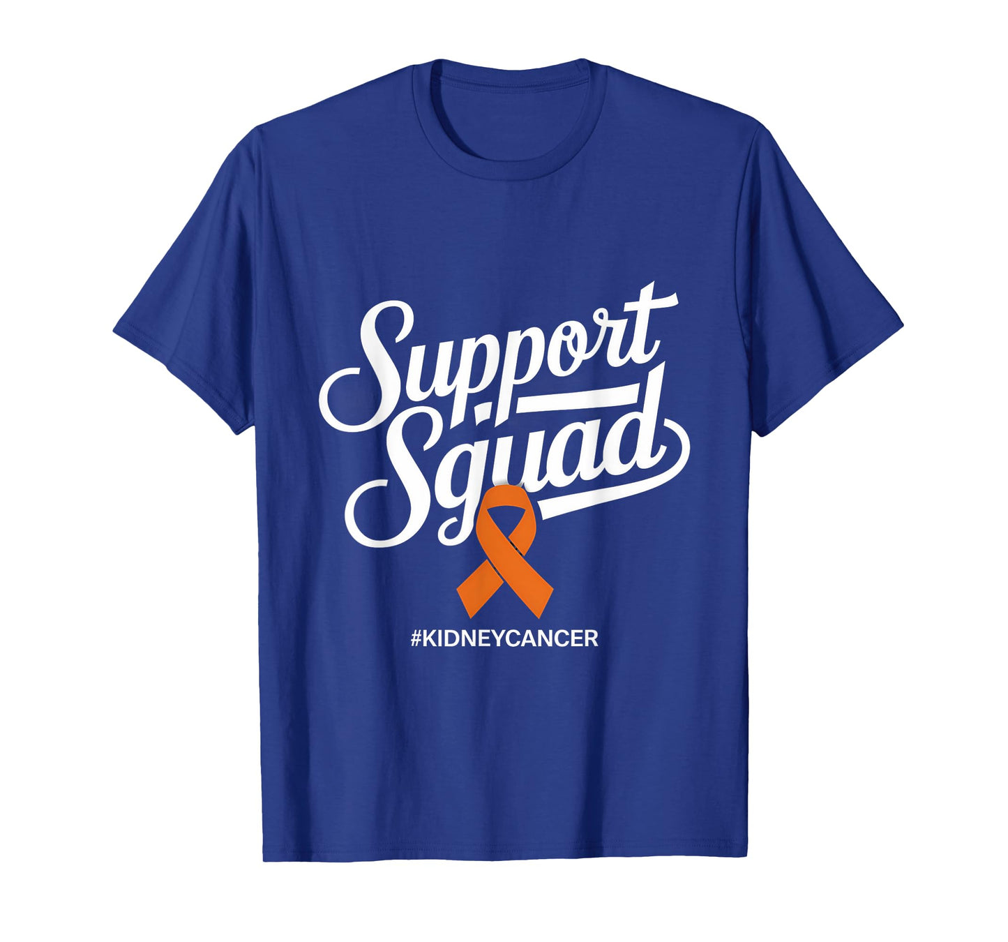 Kidney Cancer Survivor Orange Ribbon Support Squad T-Shirt