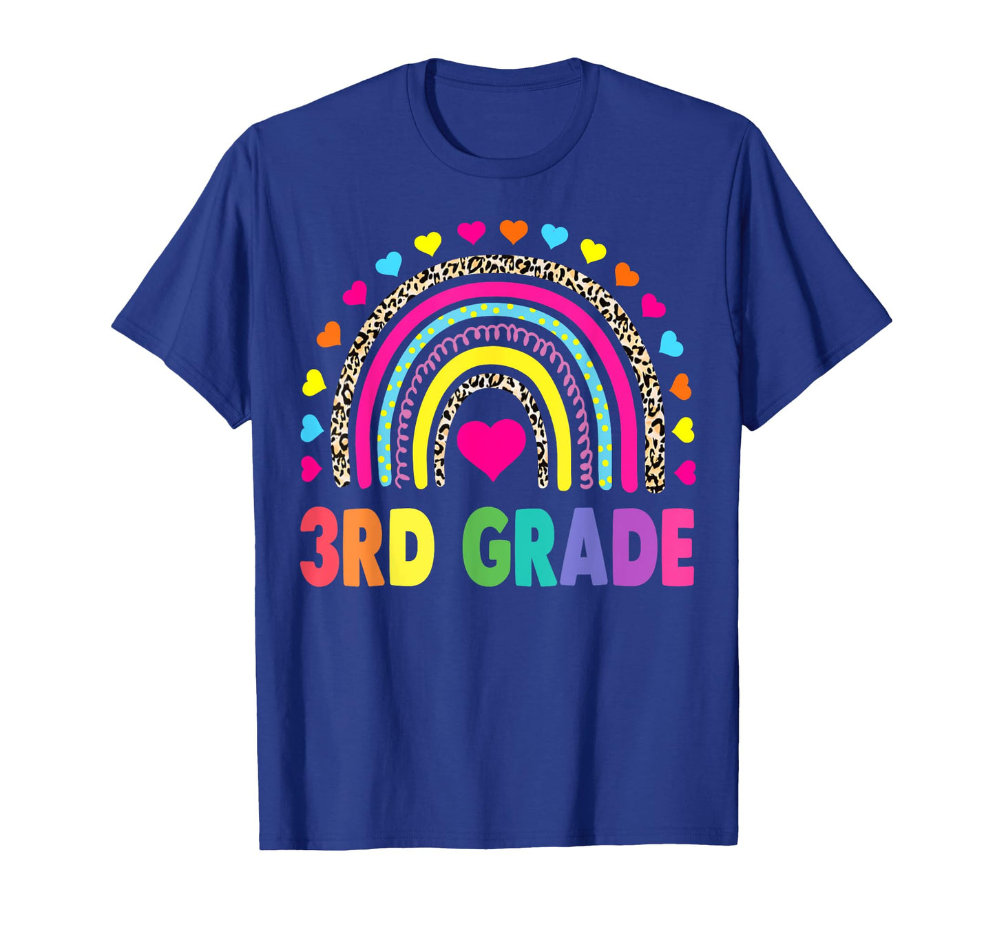 Third Grade Rainbow Girls Boys Teacher Team 3rd Grade Squad T-Shirt