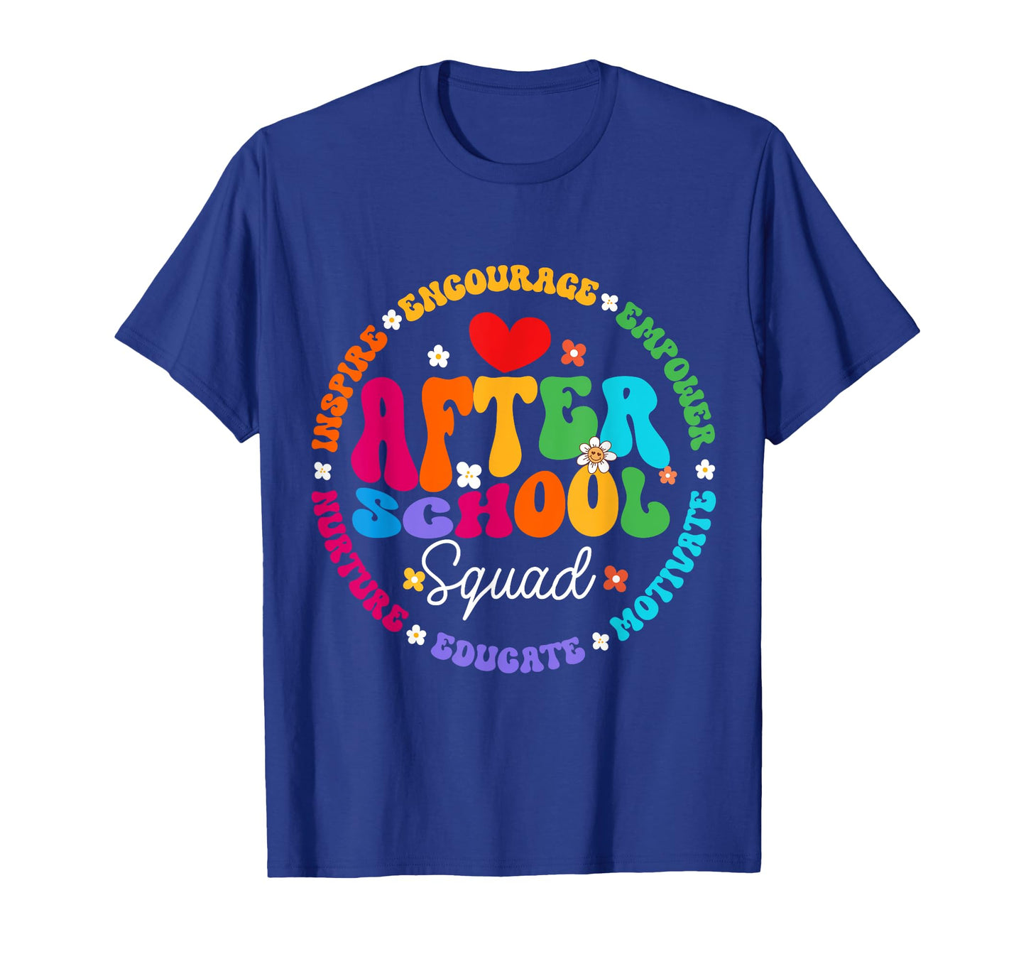 Groovy After School Squad After School Program Staff T-Shirt