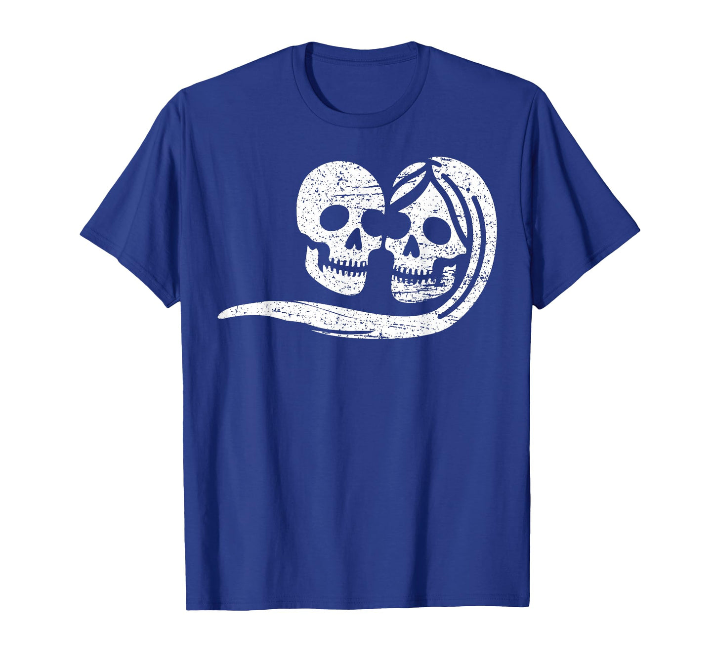 Halloween Couple Skulls - Halloween T-Shirt