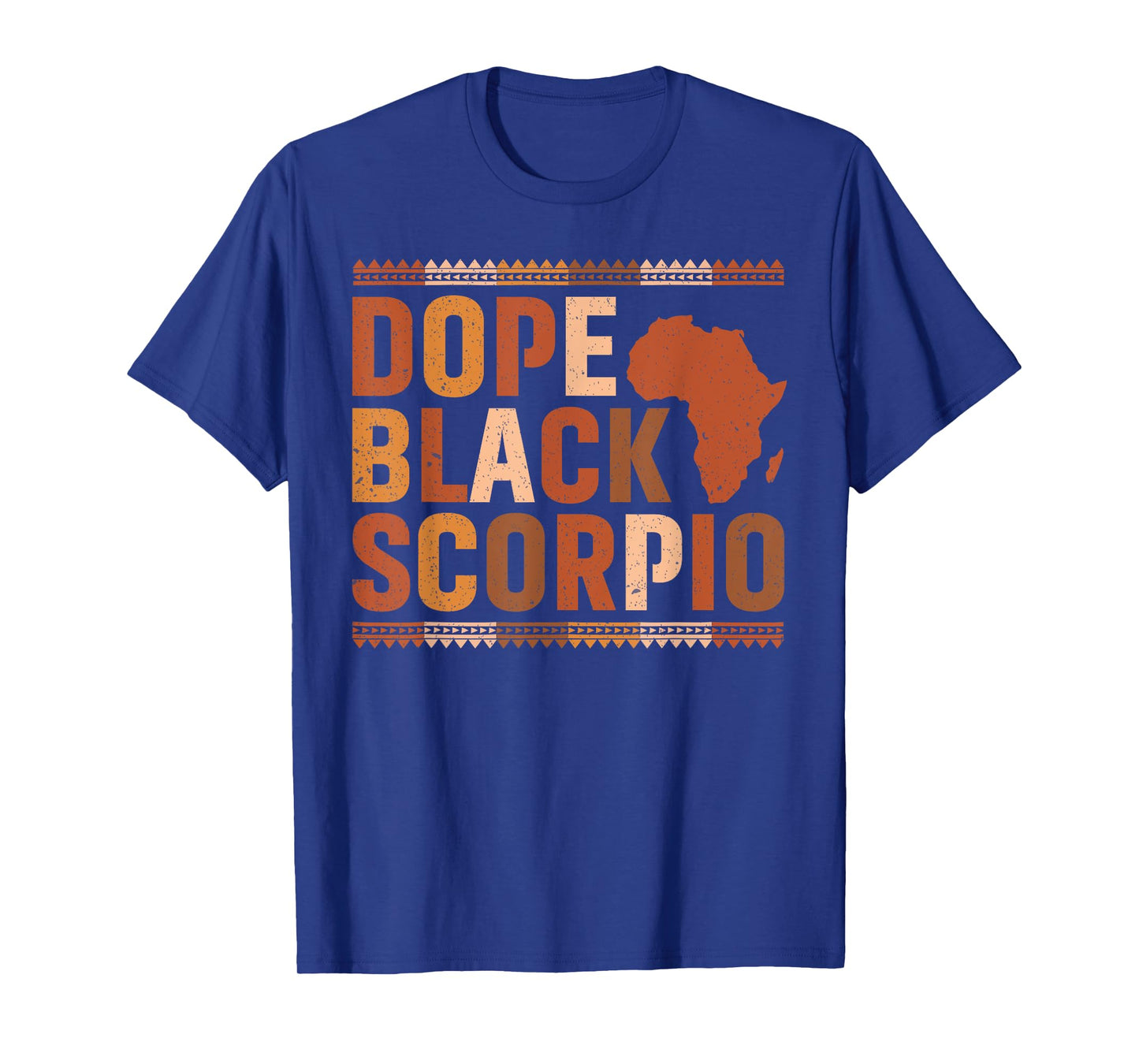 Dope Black Scorpio Melanin African History Month Zodiac T-Shirt