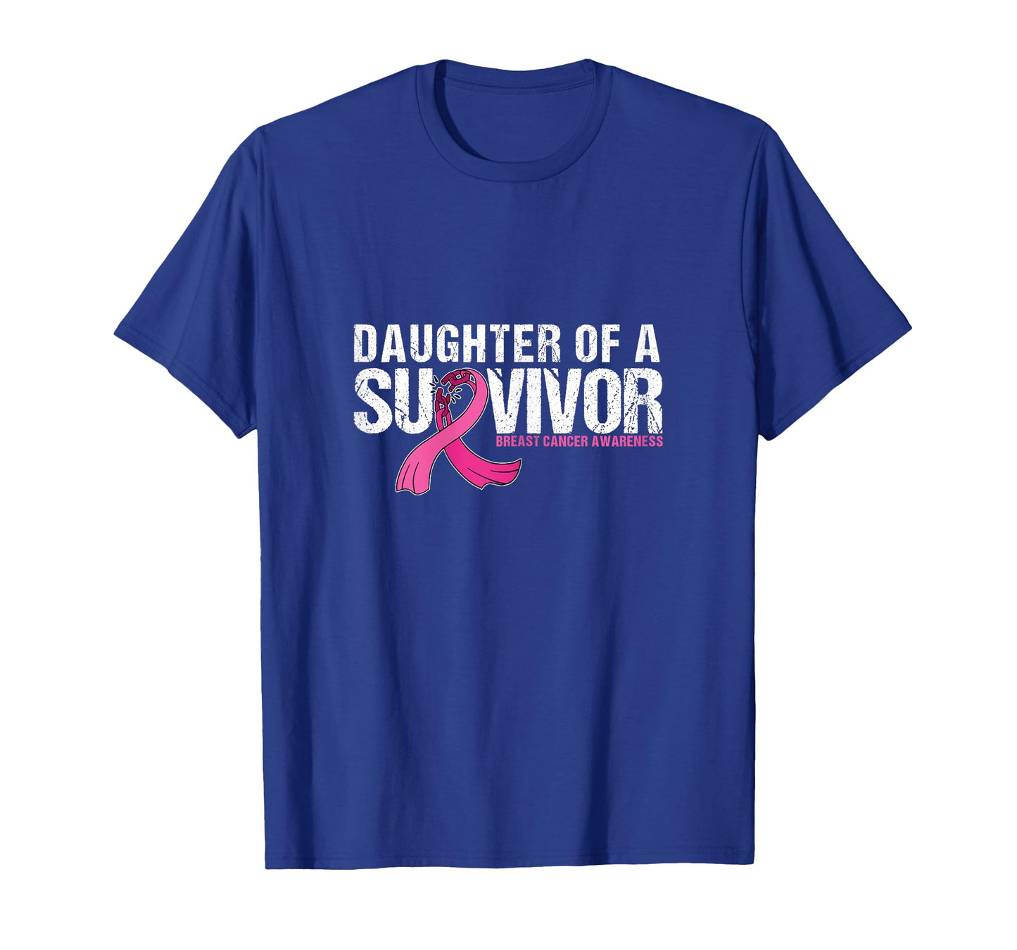 Daughter of a Survivor Breast Cancer Awareness Support Mom T-Shirt