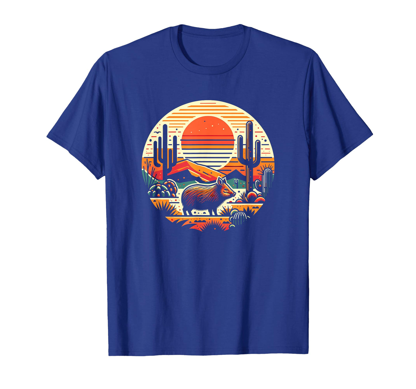 Javelina with Desert Sunset, Javelina T-Shirt
