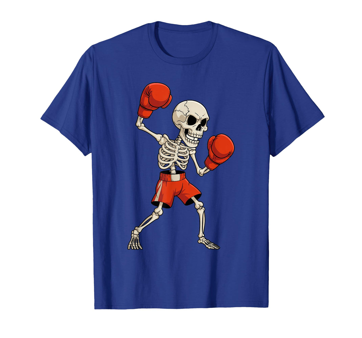 Halloween Creepy Skeleton Boxing Funny Toddler Kids Boys T-Shirt