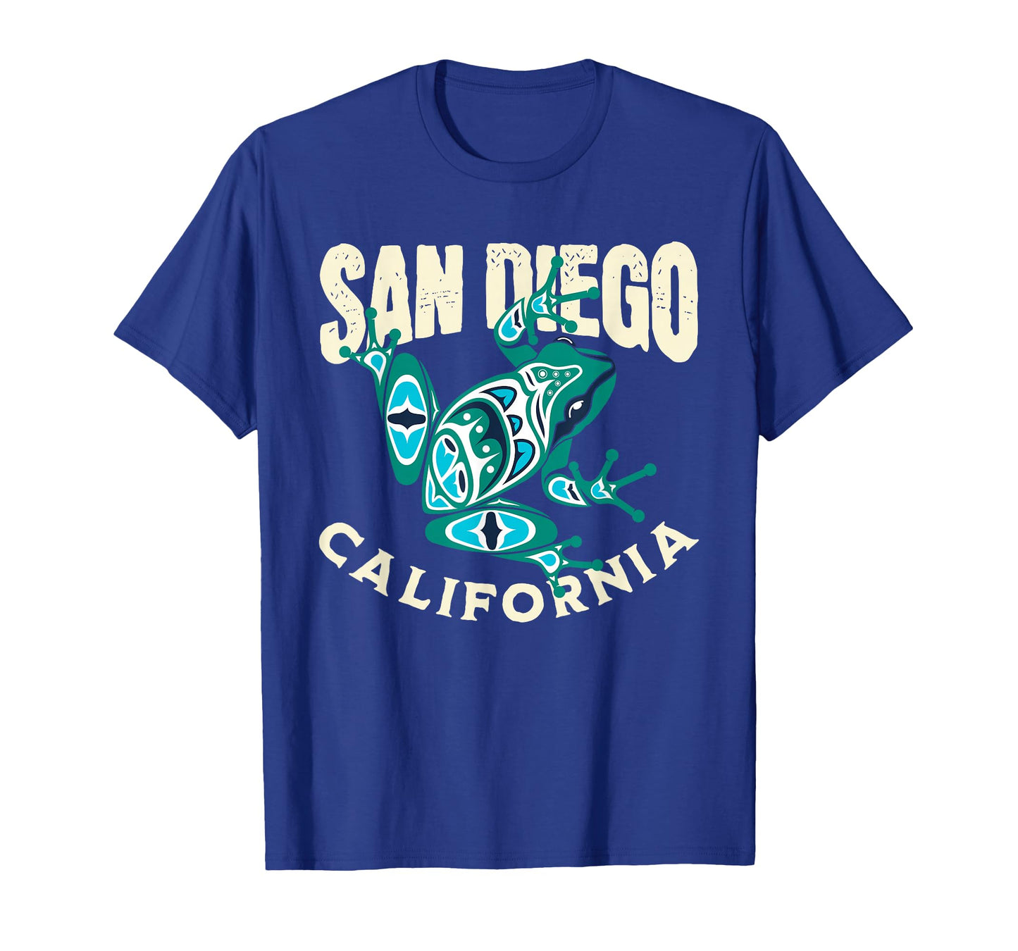 San Diego California Frog Totem Pacific Northwest Native T-Shirt