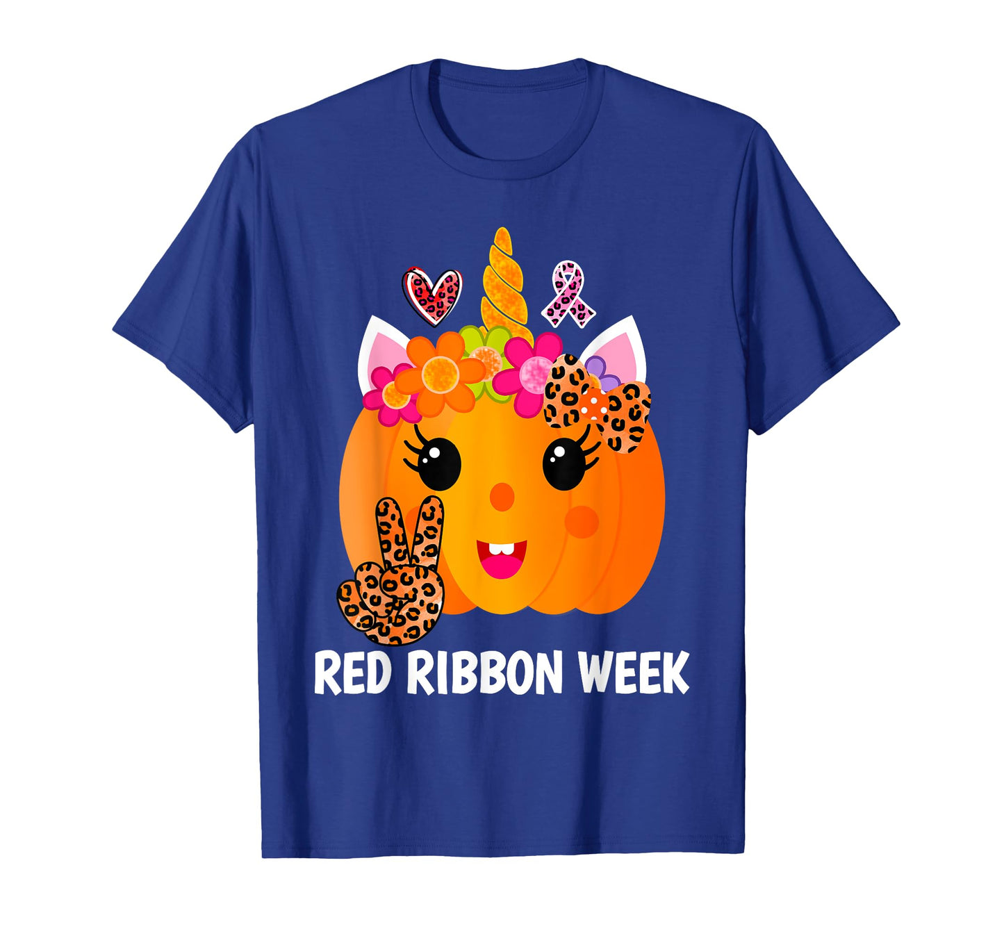 We Wear Red For Red Ribbon Week Awareness Red Ribbon Week T-Shirt