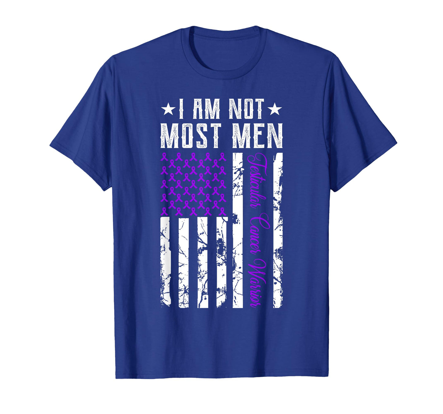 Testicular Cancer Shirt Gifts Awareness Ribbon Survivor T-Shirt