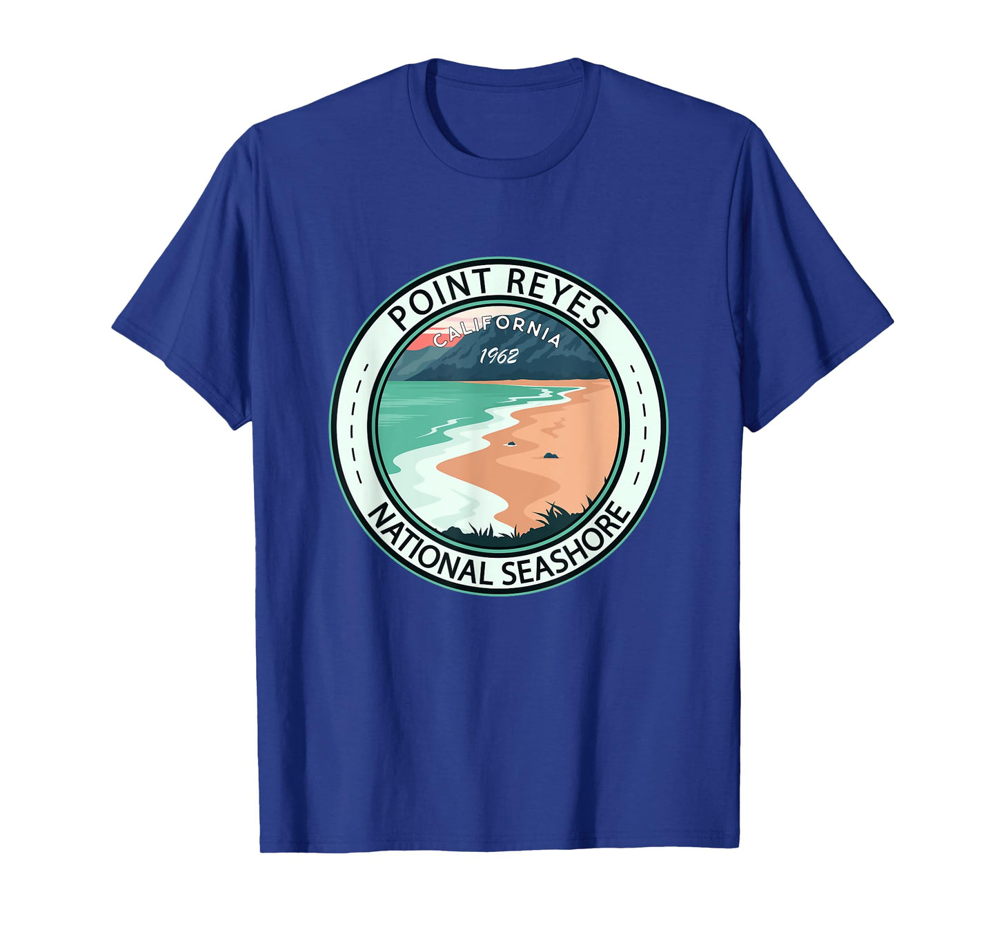 Point Reyes National Seashore California Badge Vintage T-Shirt