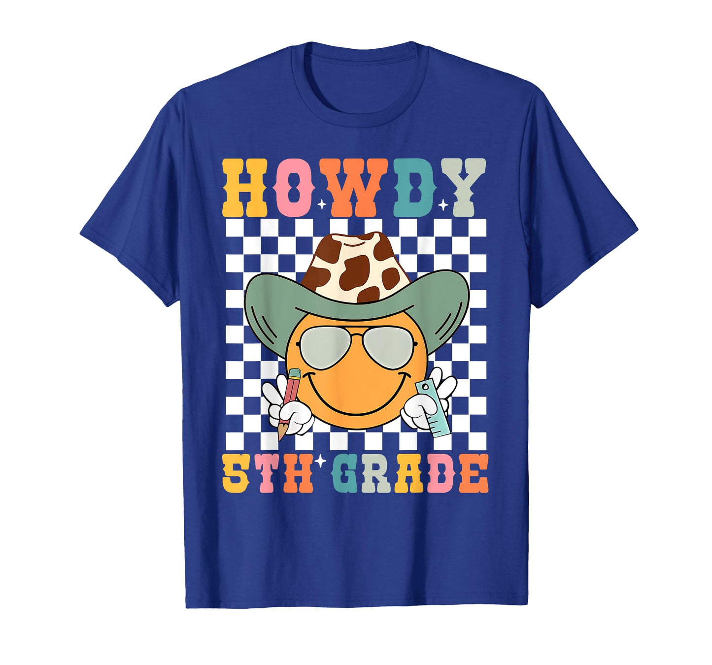Howdy 5th Grade Teacher Western Back To School Fifth Grade T-Shirt