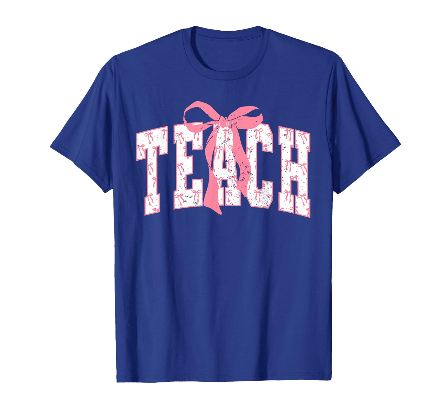 Teach Coquette Bow Teacher Happy First Day Back To School T-Shirt