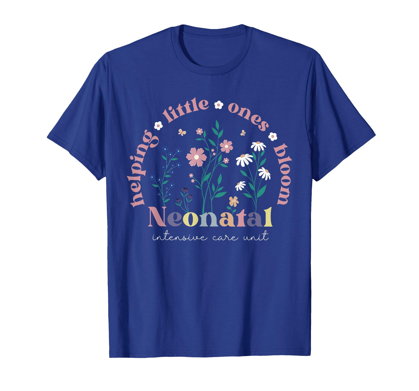 Wildflower Neonatal Intensive Care Unit NICU Nurse Groovy T-Shirt