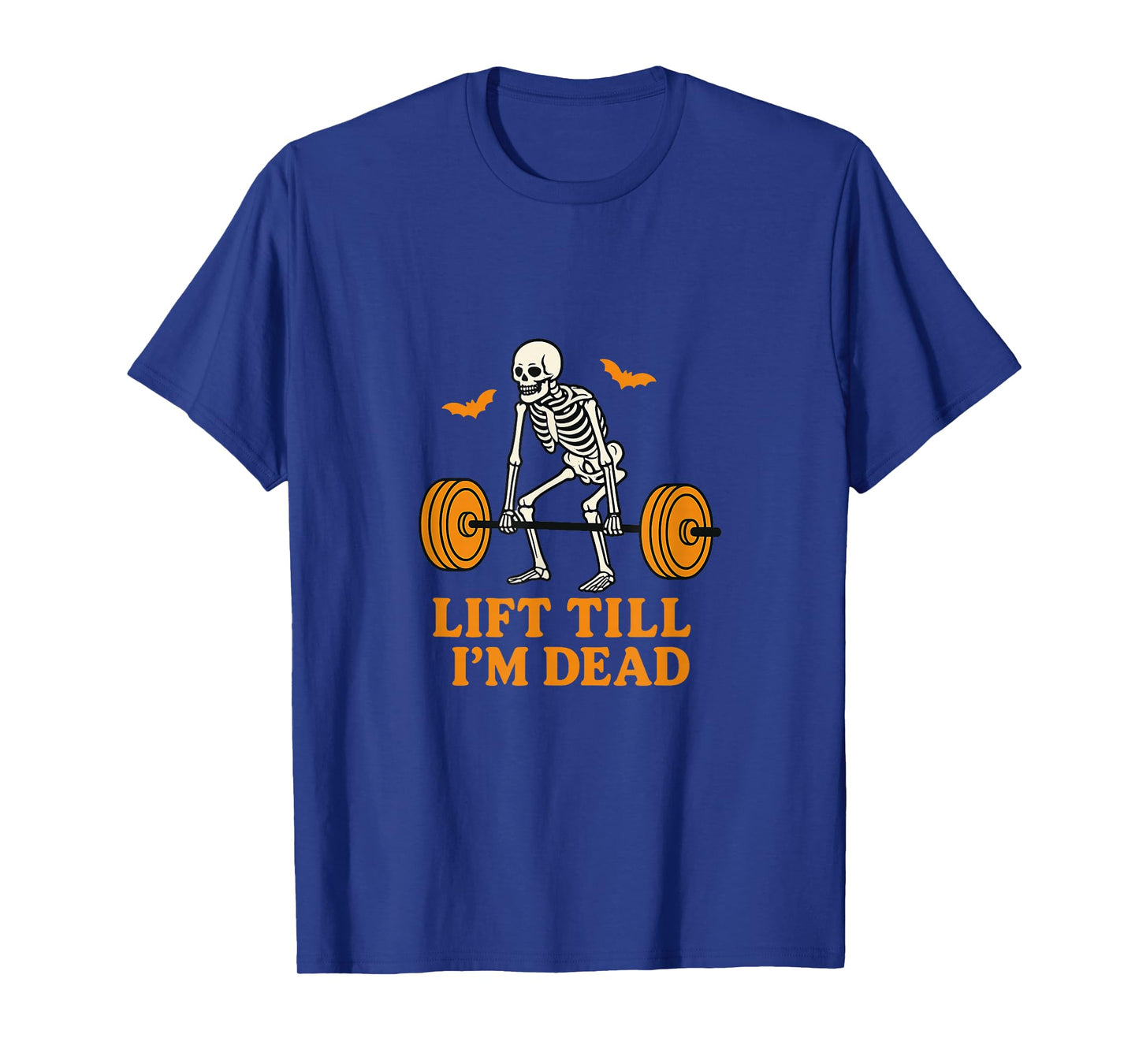 Lift Till I’m Dead | Deadlifting Skeleton Halloween T-Shirt