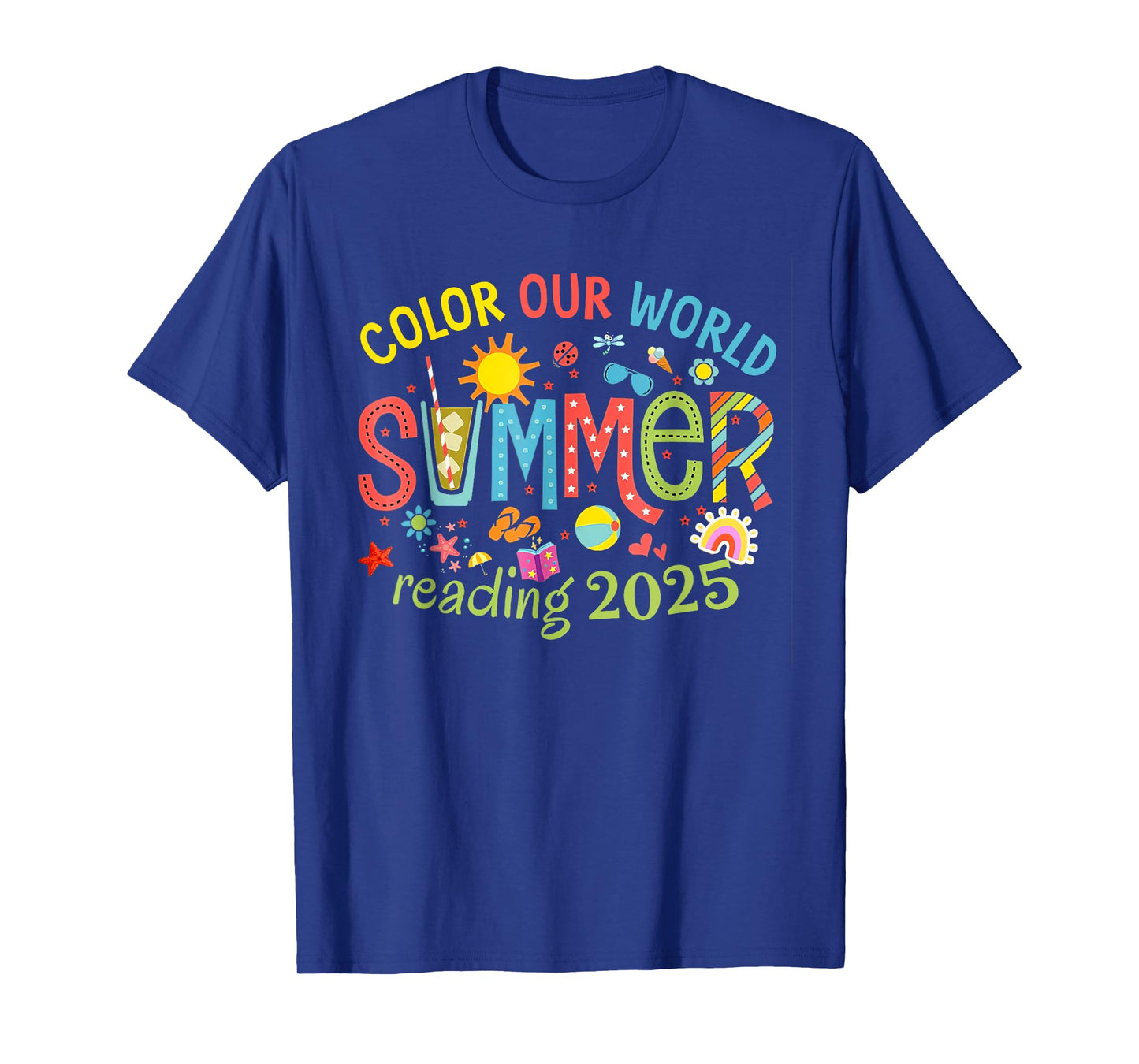 Color Our World Summer 2025 Summer Reading Program Book T-Shirt