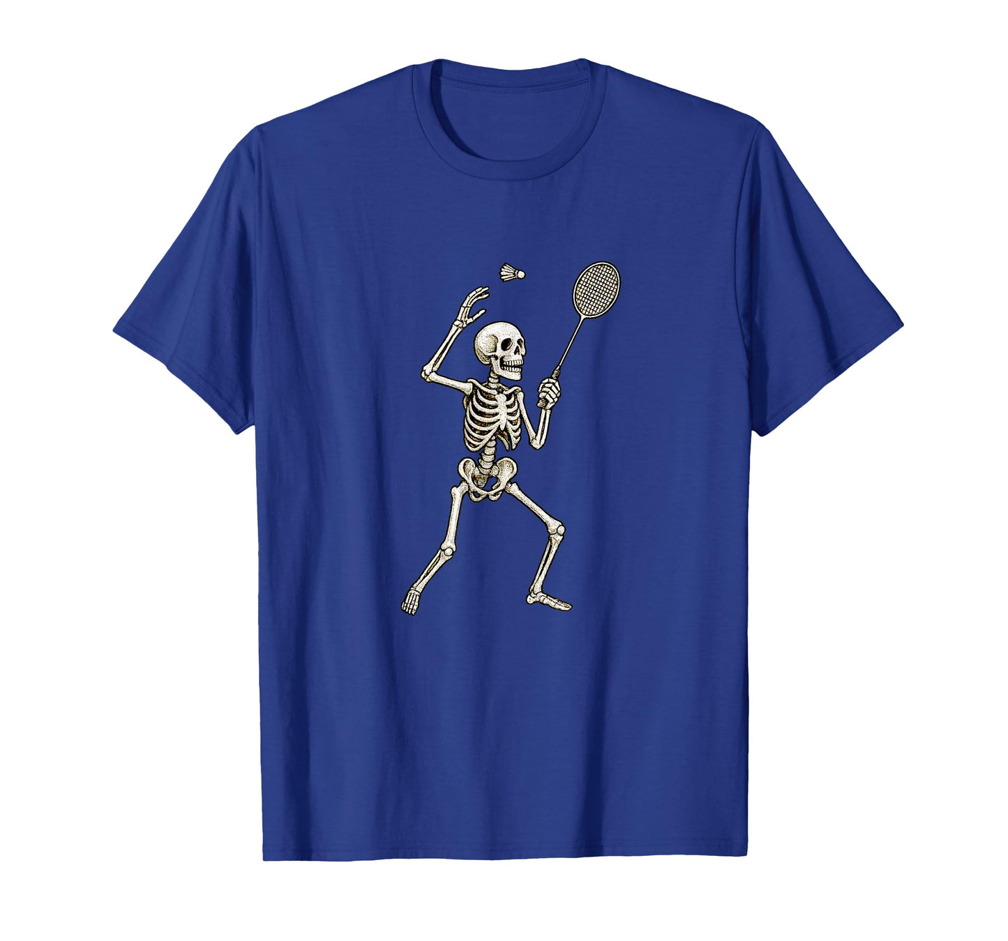 Skeleton Badminton Player T-Shirt