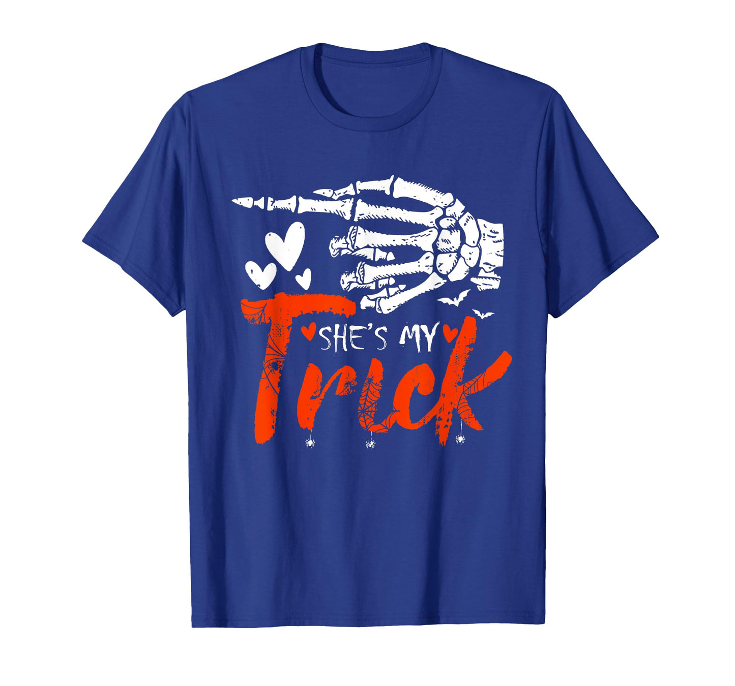 He's My Treat Skeleton Hand Halloween Costume Couples T-Shirt
