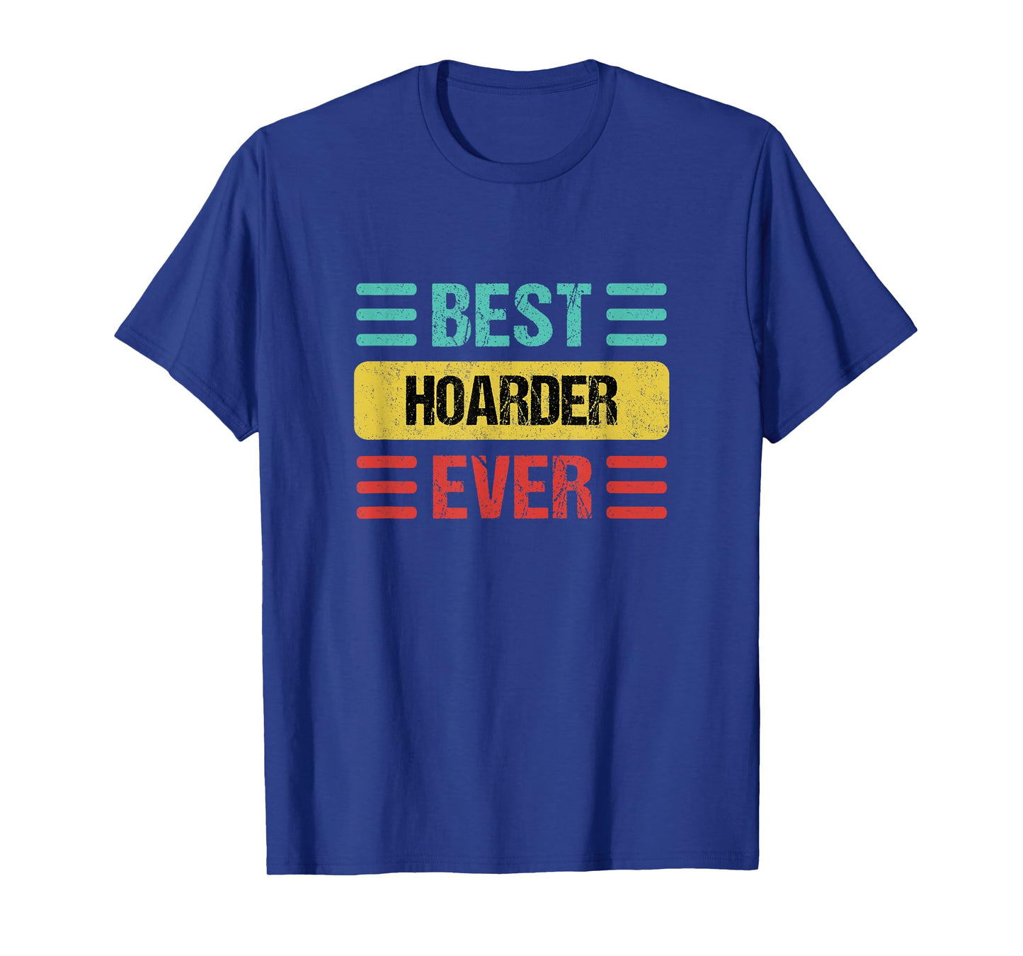 Hoarder Shirts & Gifts Hoarder T-Shirt - Unisex-Adults, Black, Small, Short Sleeve